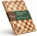 Plusinthebox Tabla de cortar de madera, resistente bloque de carnic...