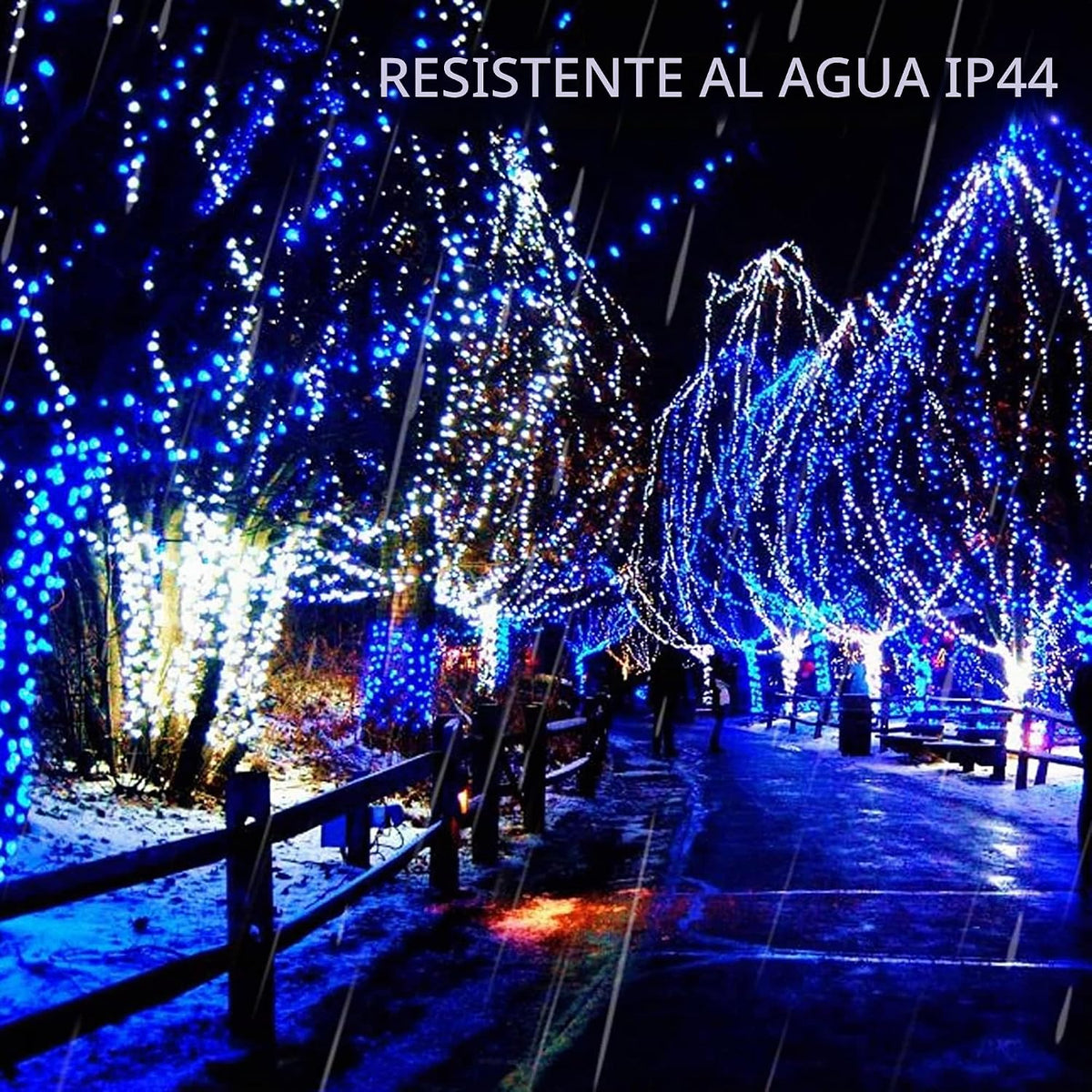 Dazzle Bright Guirnalda de 300 luces LED de Navidad, 100 pies, impe...