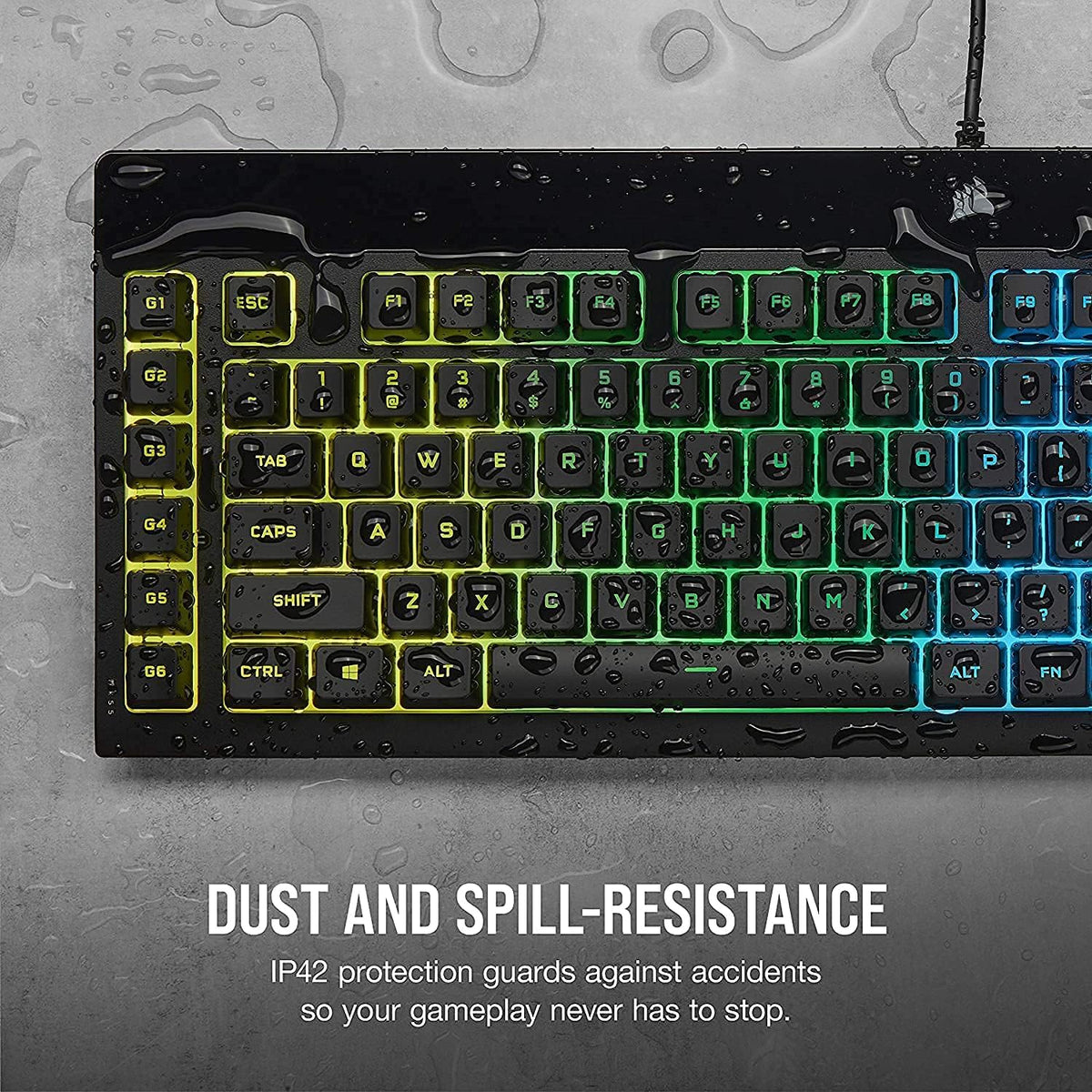 Corsair K55 RGB PRO Teclado de membrana para juegos con cable \u201...
