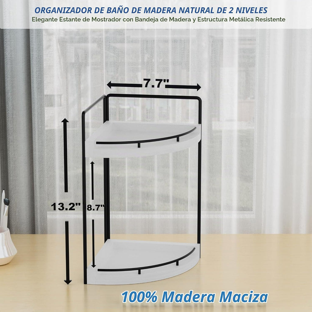 CeleVista Organizador esquinero para encimera de baño, almacenamien...