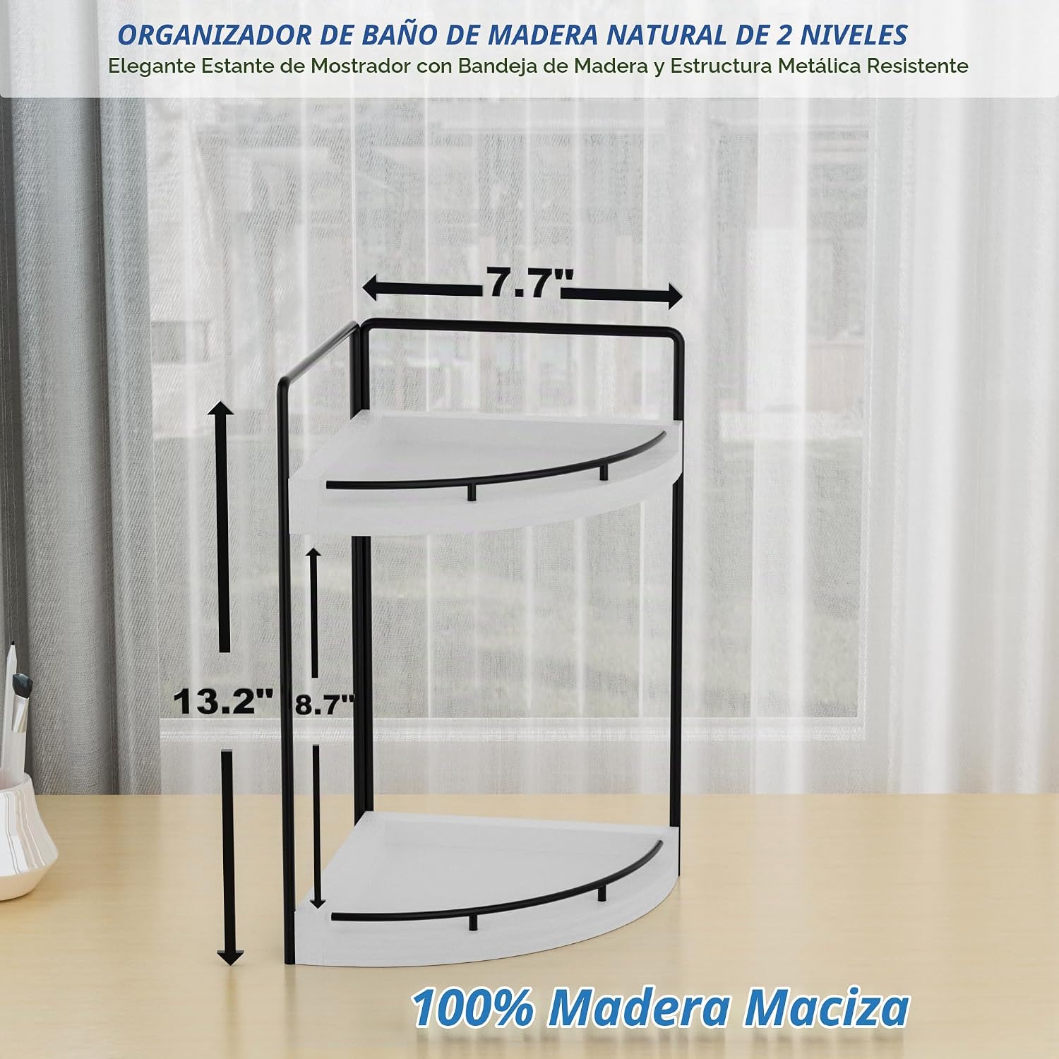 CeleVista Organizador esquinero para encimera de baño, almacenamien...