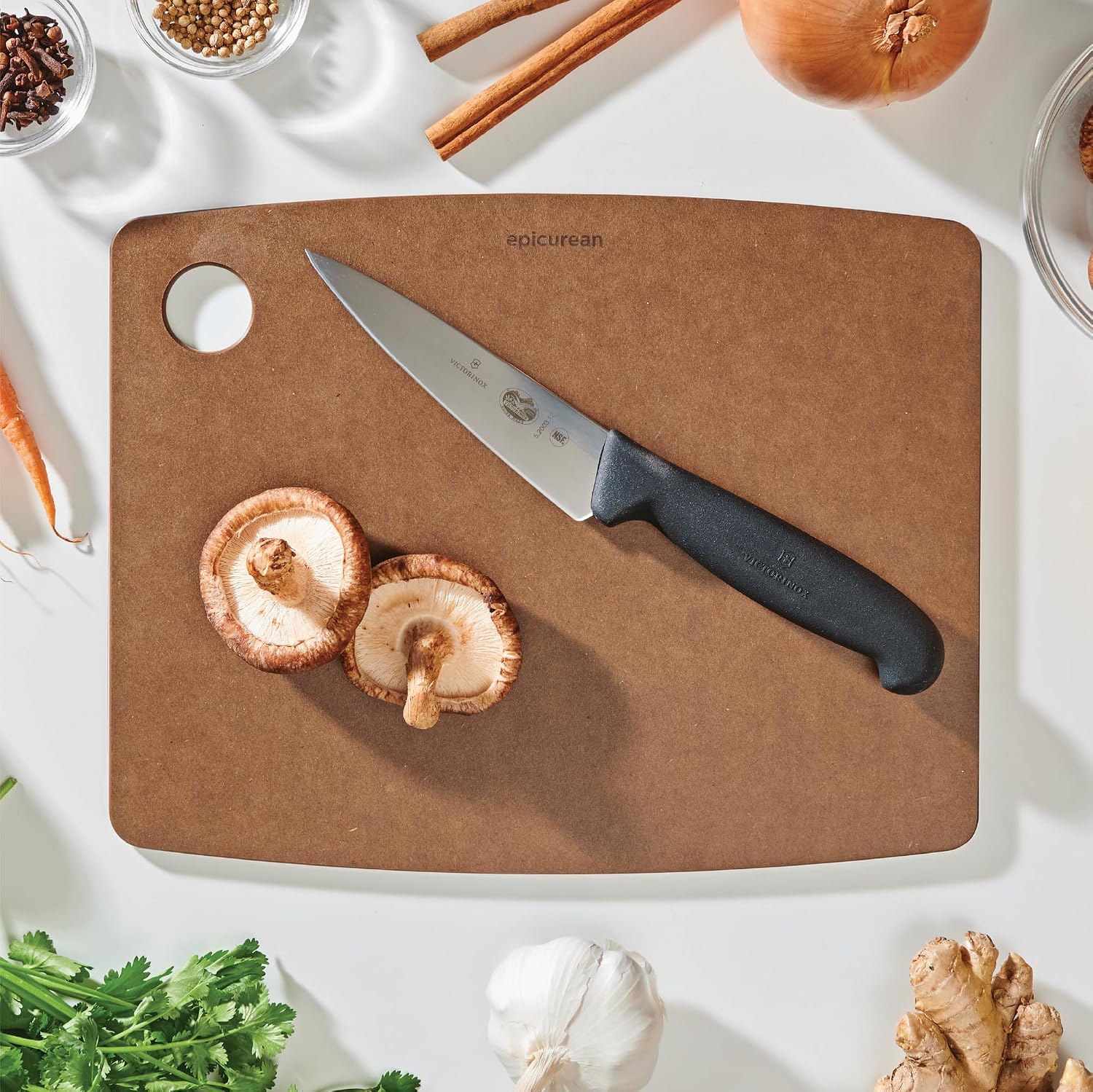 Tabla de cortar Epicurean Kitchen Series, 14.5 x 11.25 pulgadas, nu...