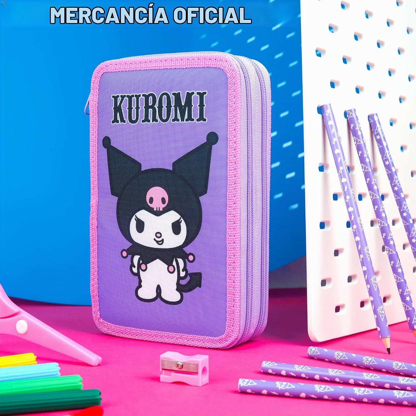 Hello Kitty Sanrio - Estuche para lápices de colores para niños, ma...