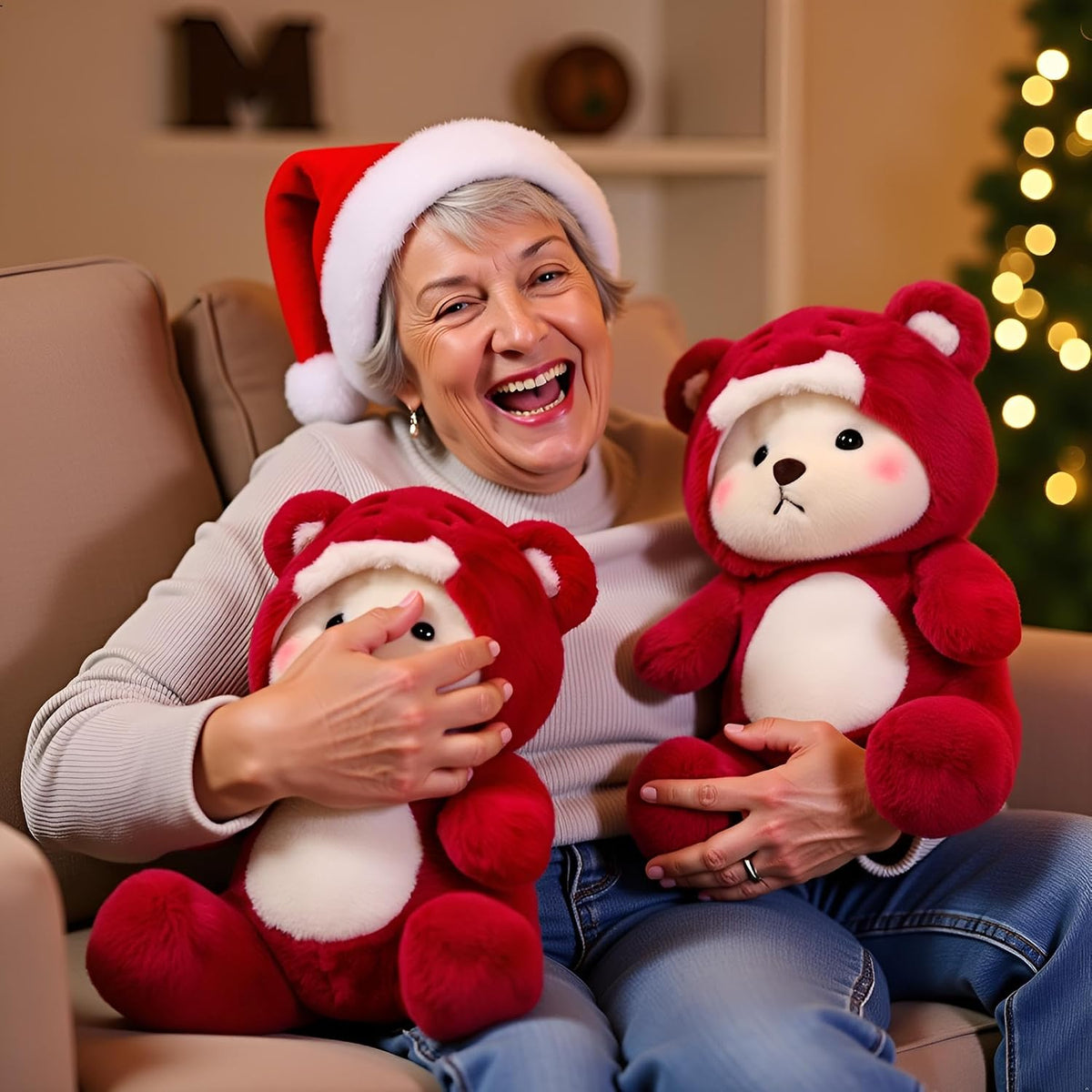 Ryttir - Oso de peluche grande \u2013 Almohada de peluche extra sua...