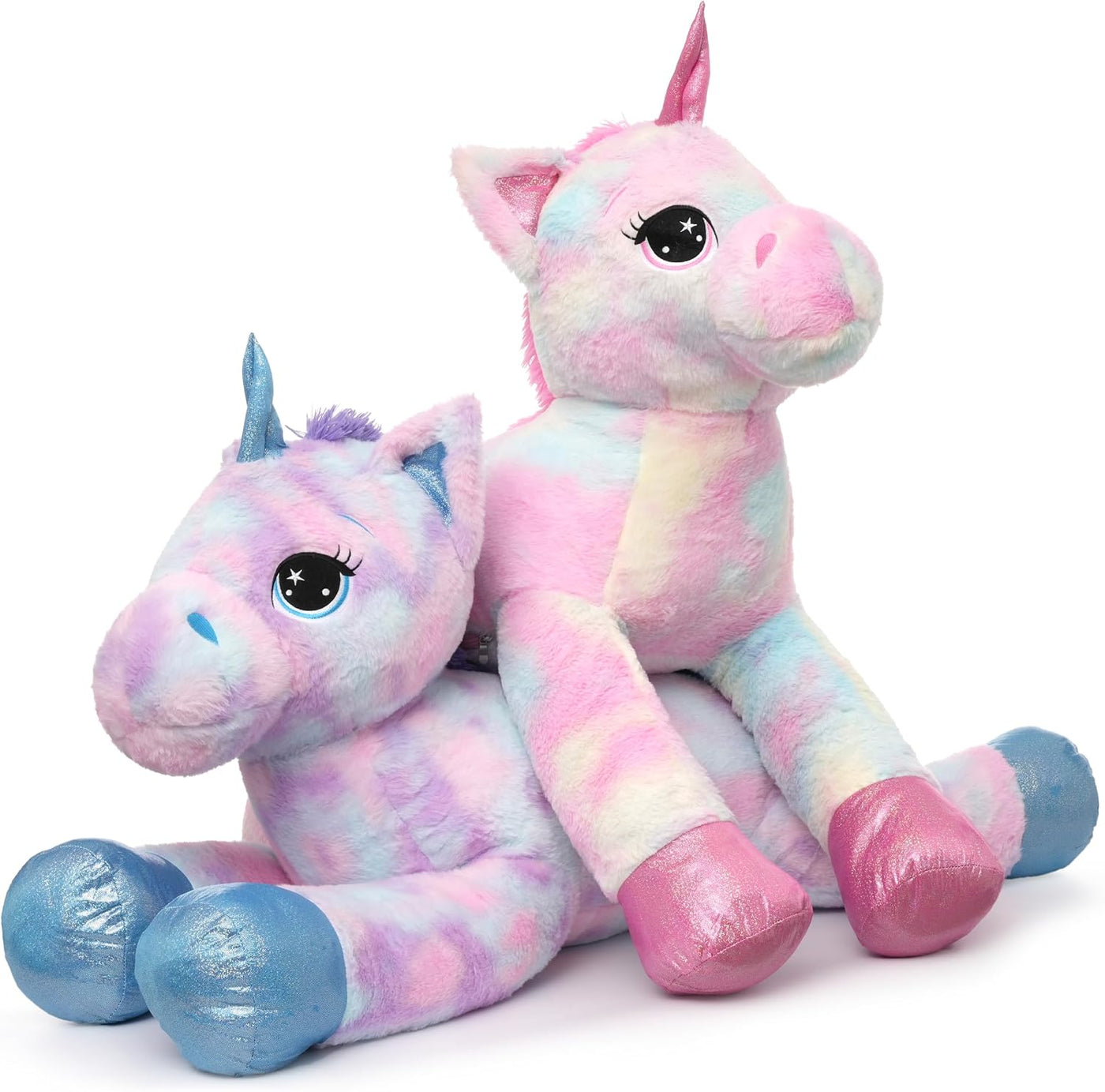 LELELONG - Animal de peluche de unicornio para niñas, regalo esponj...