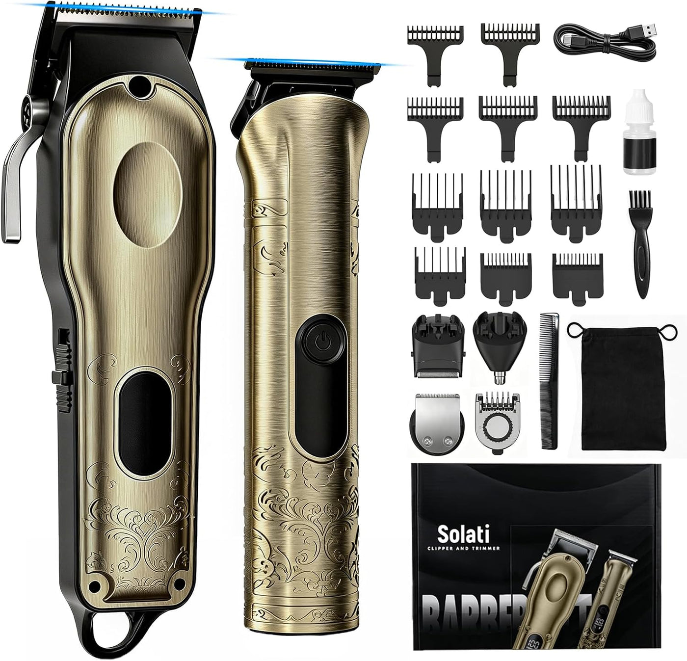 Cortadora de pelo profesional para hombres, recortadora de barba co...