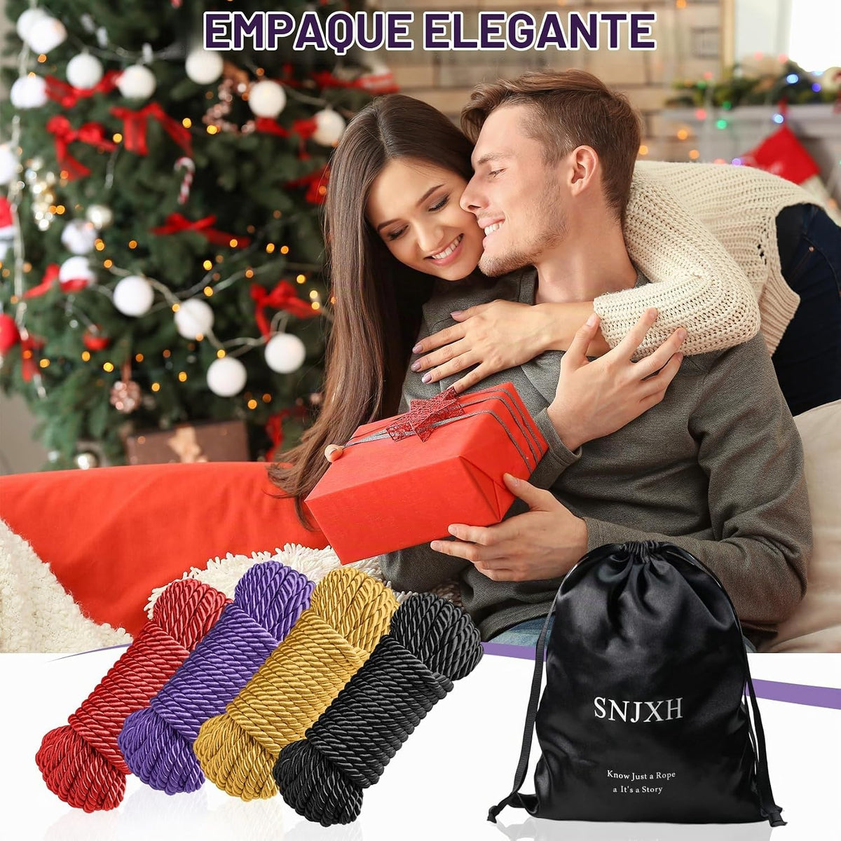 Cuerda de seda suave \u2013 Cuerda de nailon de color brillante agr...
