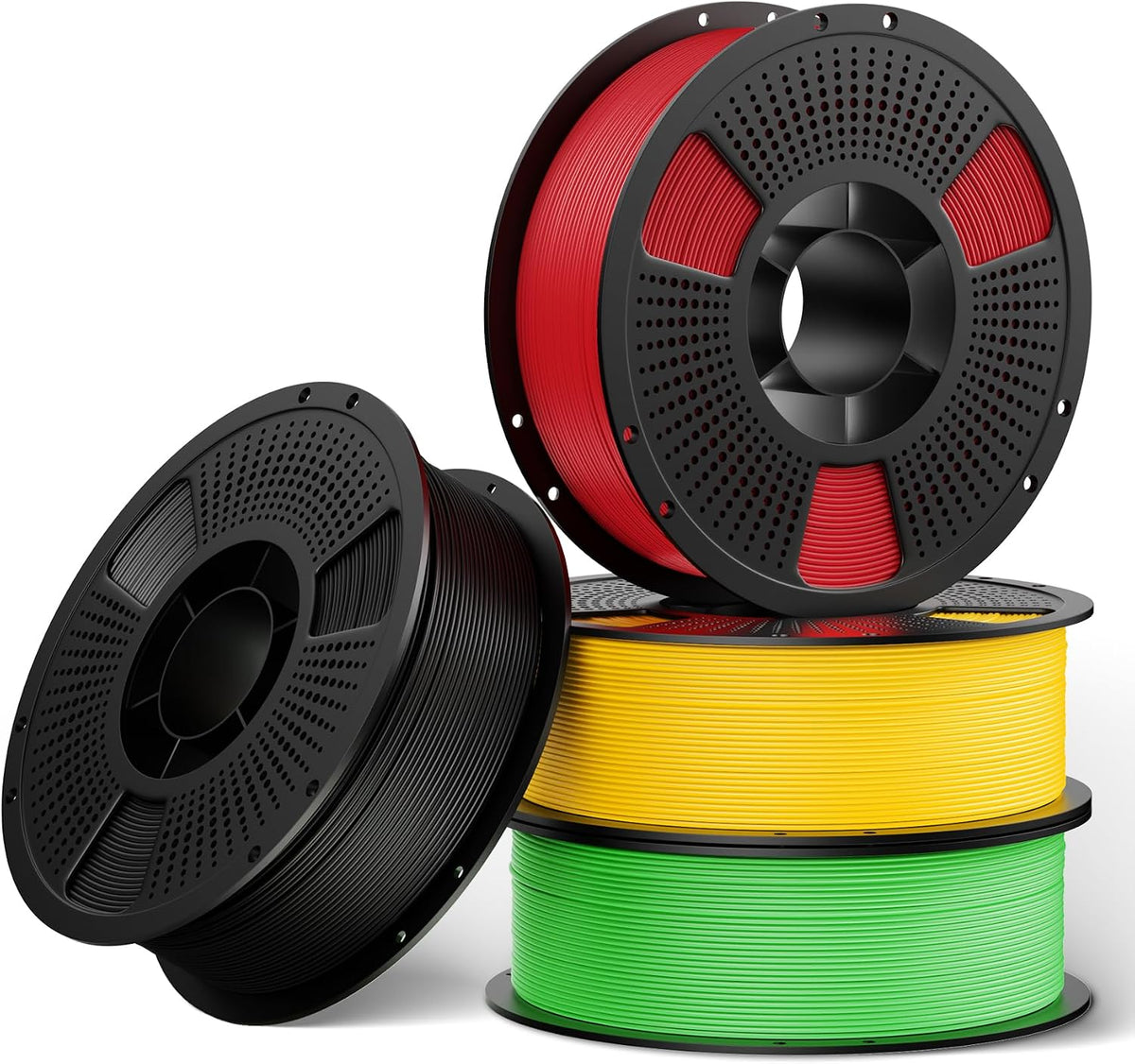 UJOY3D Paquete de filamento Hyper PLA+ de 8.8 lbs de 0.07 in, PLA+...