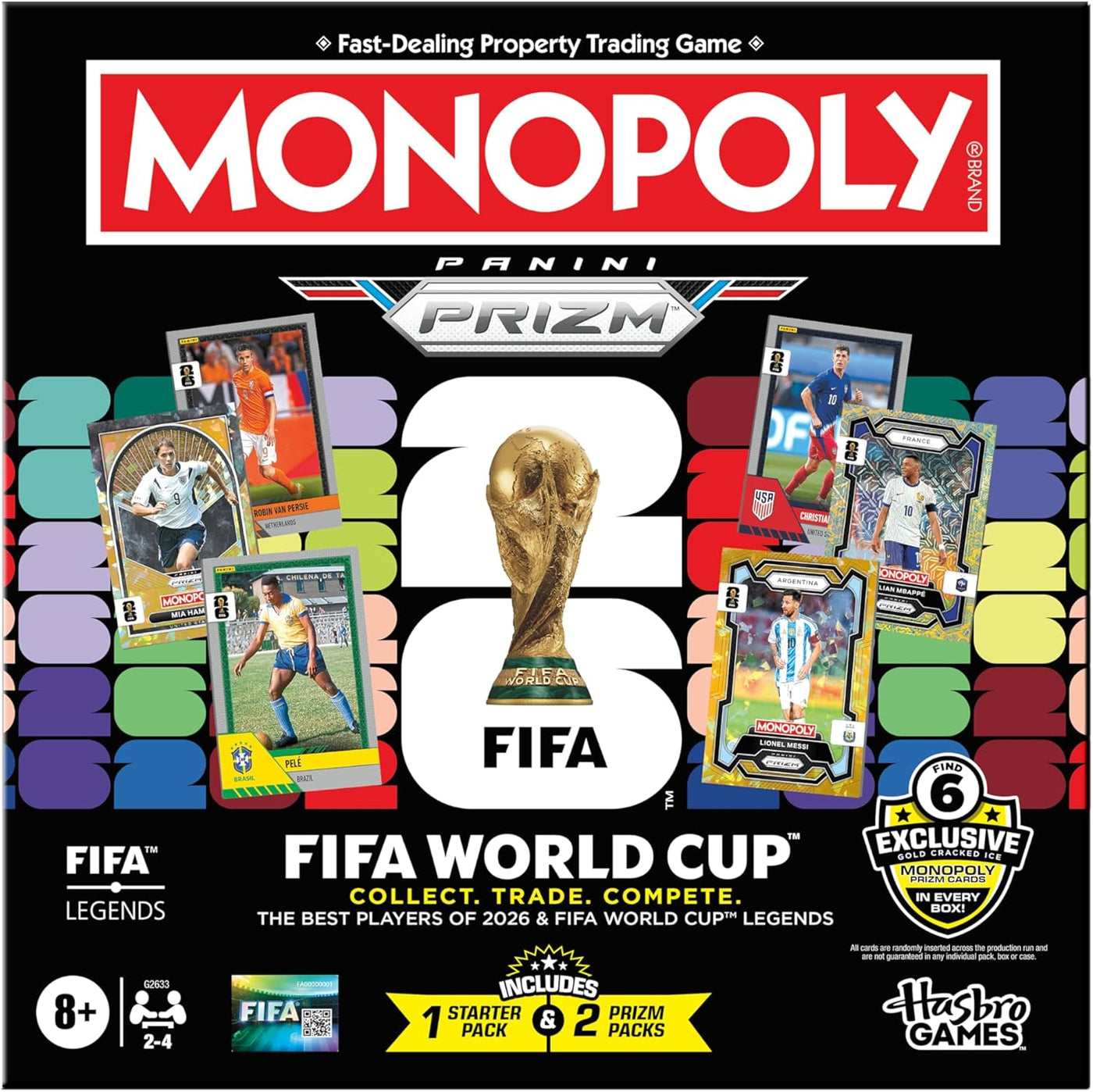 Monopoly Panini Prizm: Fútbol Mundial