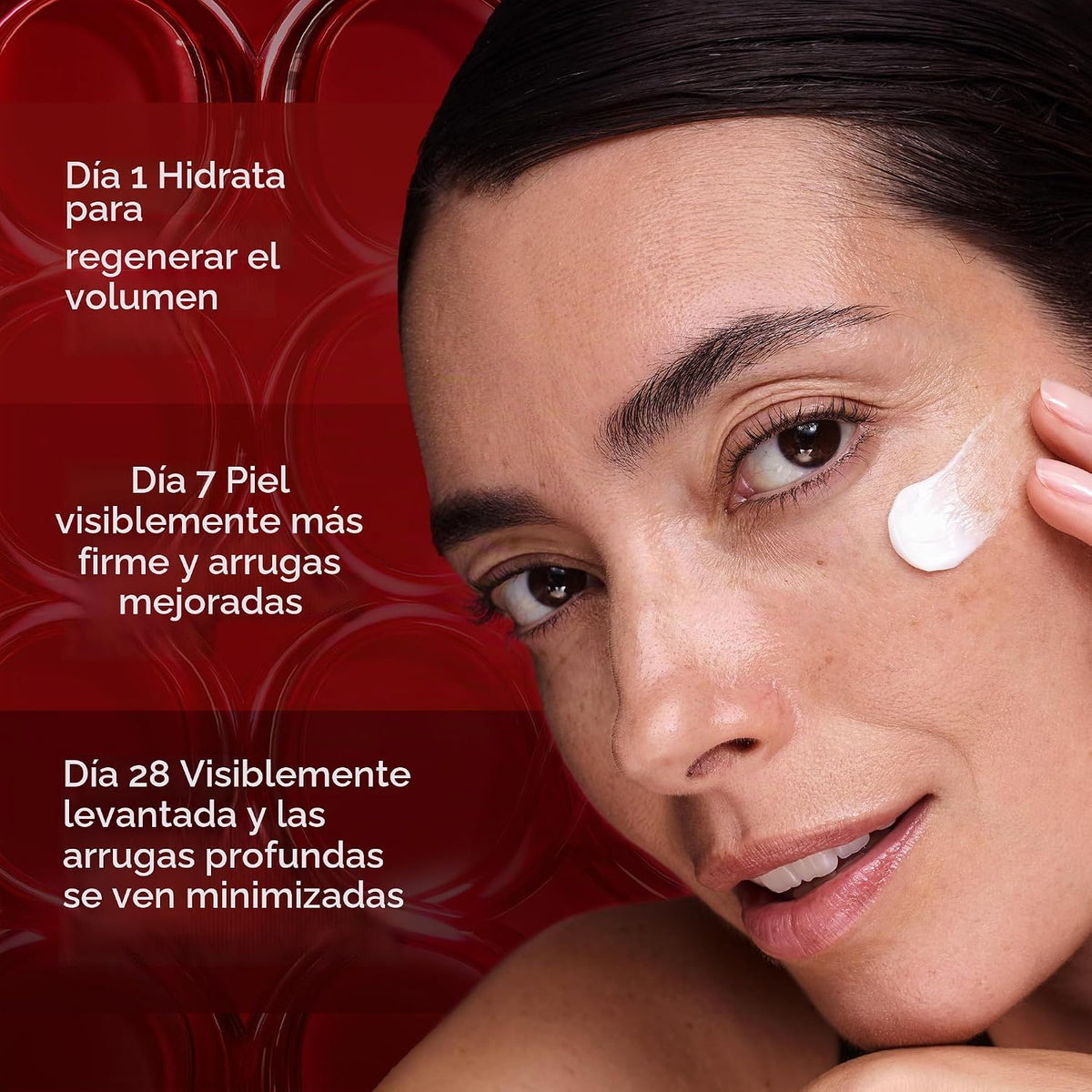 Olay Hidratante facial, crema regenerista microescultora para mujer...