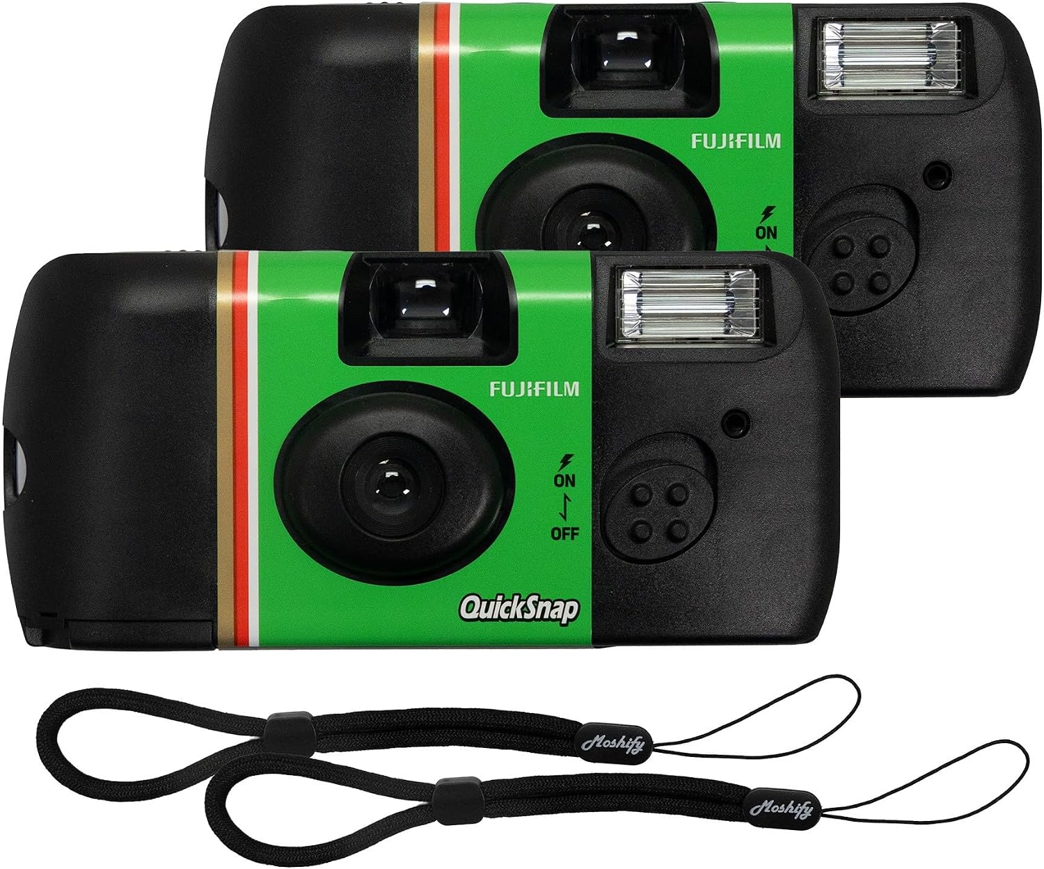 Fujifilm QuickSnap Flash 400 - Paquete de 2 unidades de 1.378 in co...