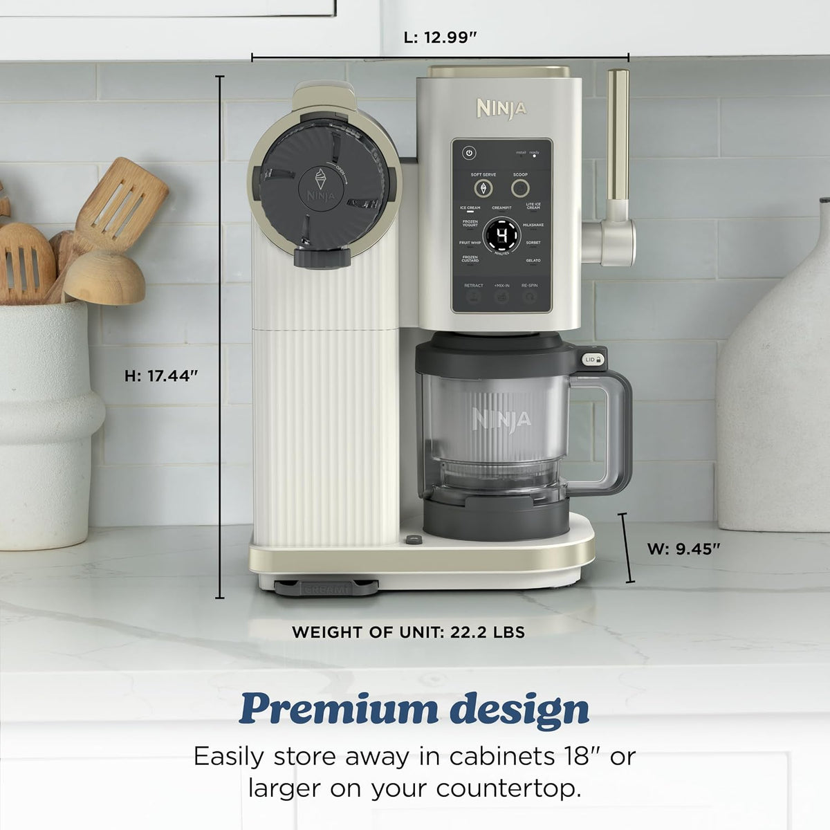 Máquina para hacer hielo Ninja Creami Scoop & Swirl Exclusivo de Am...