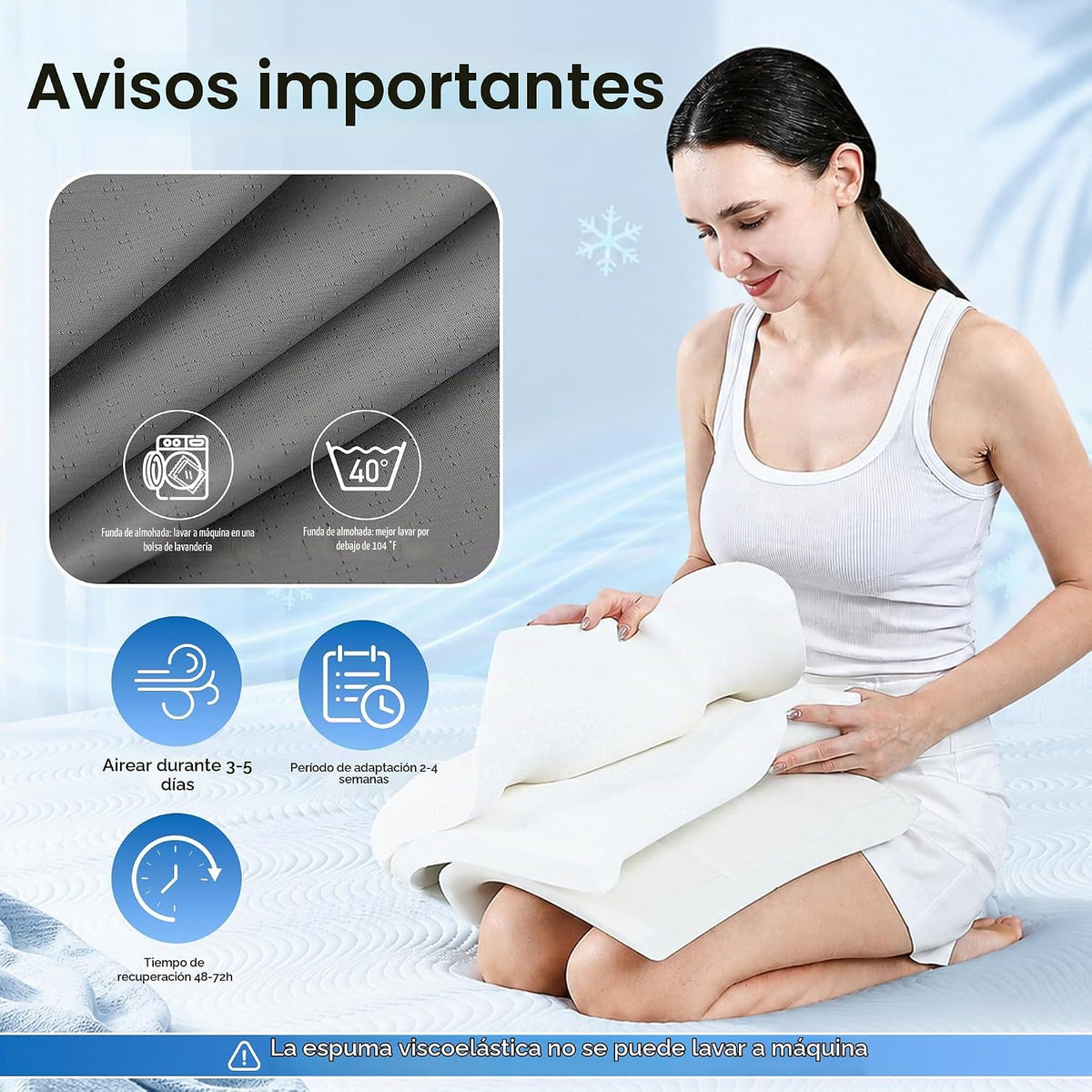 Elviros Almohada cervical de la cama de la almohada del cuello de l...