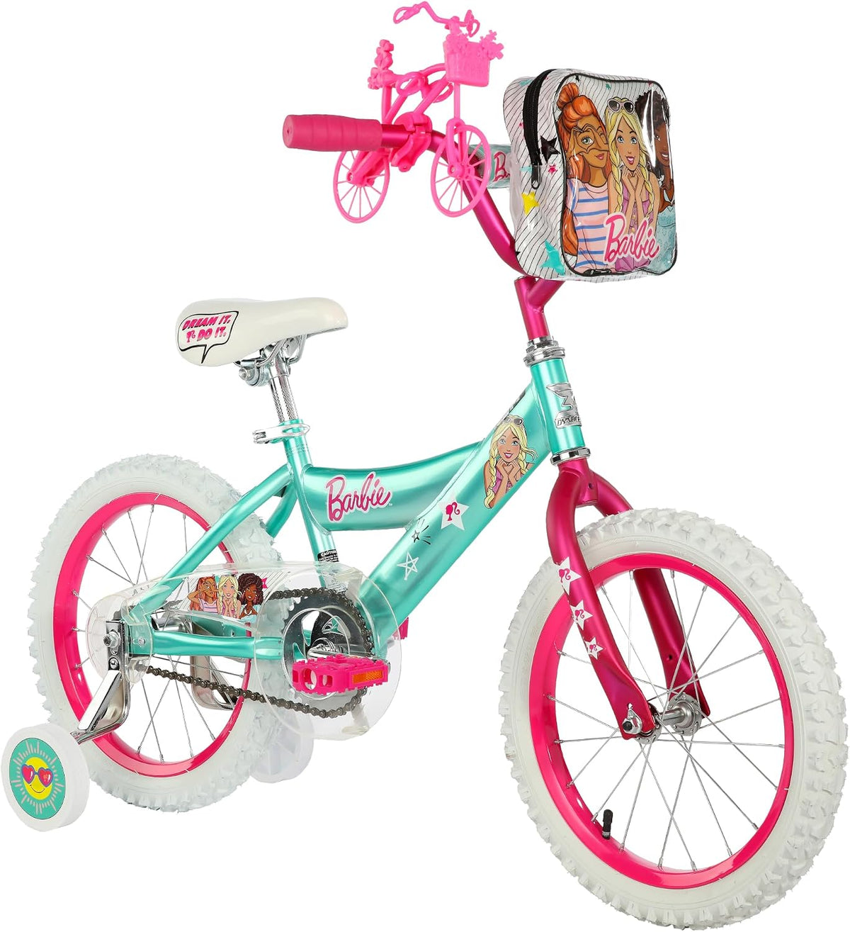 Bicicleta para niñas Dynacraft Barbie de 12, 16 y 18 pulgadas para...