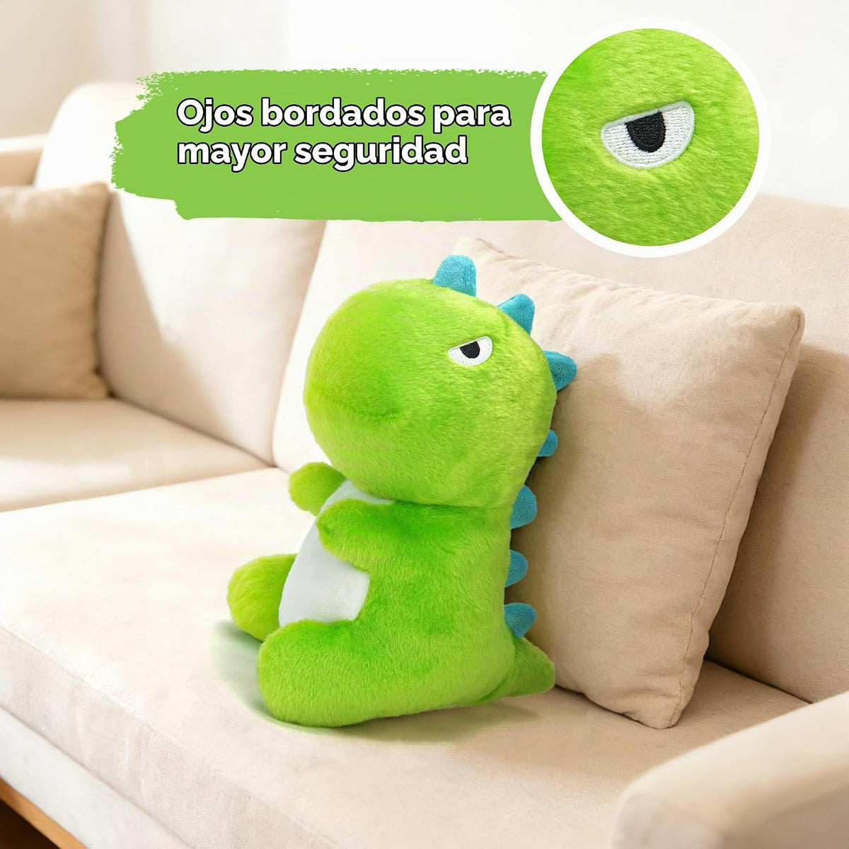 BenBen Animal de peluche de dinosaurio, T-Rex de 10 pulgadas, jugue...