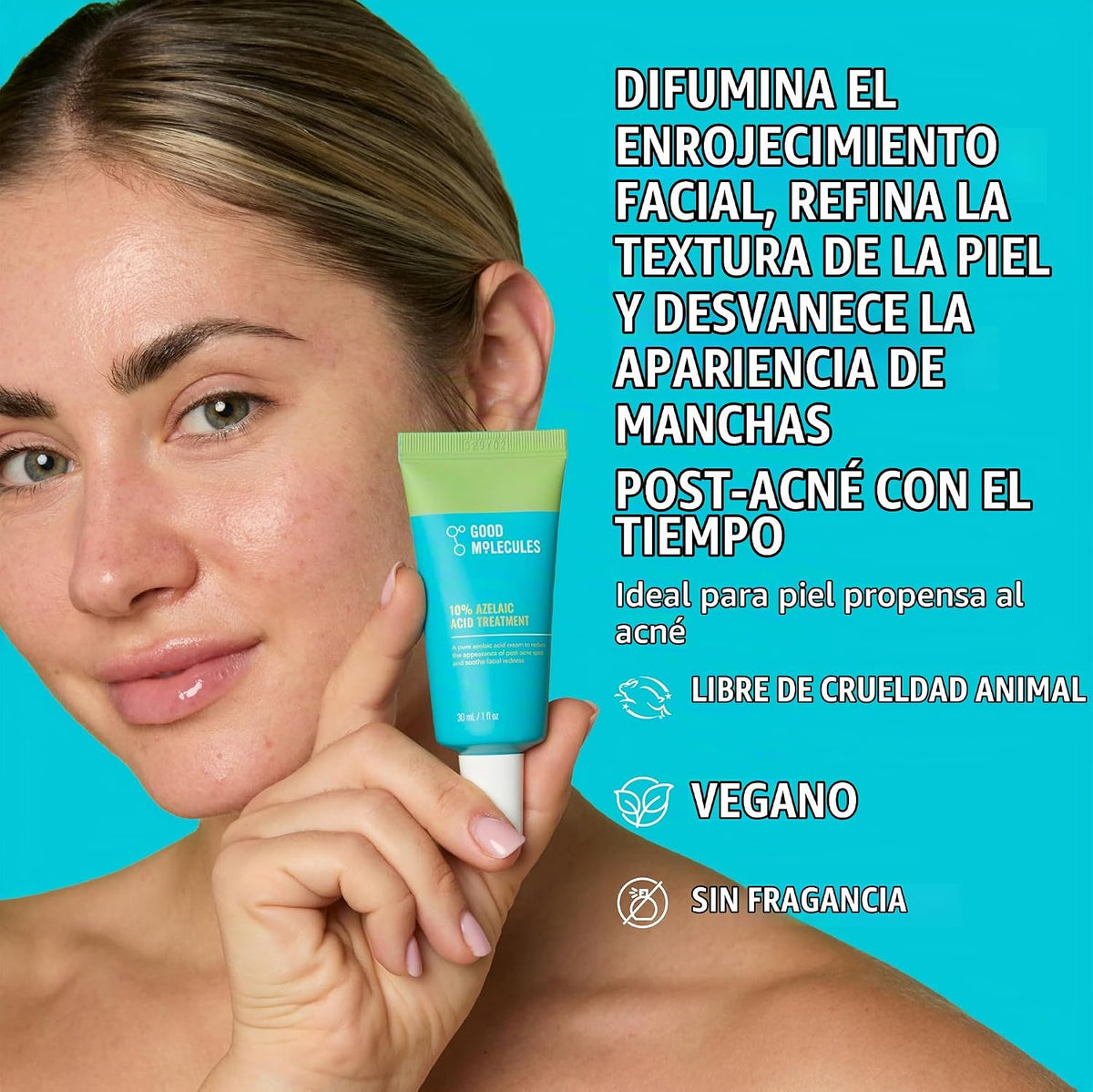 Good Molecules Pack de Tratamiento de Ácido Azelaico 10% 3 \u2013 3...