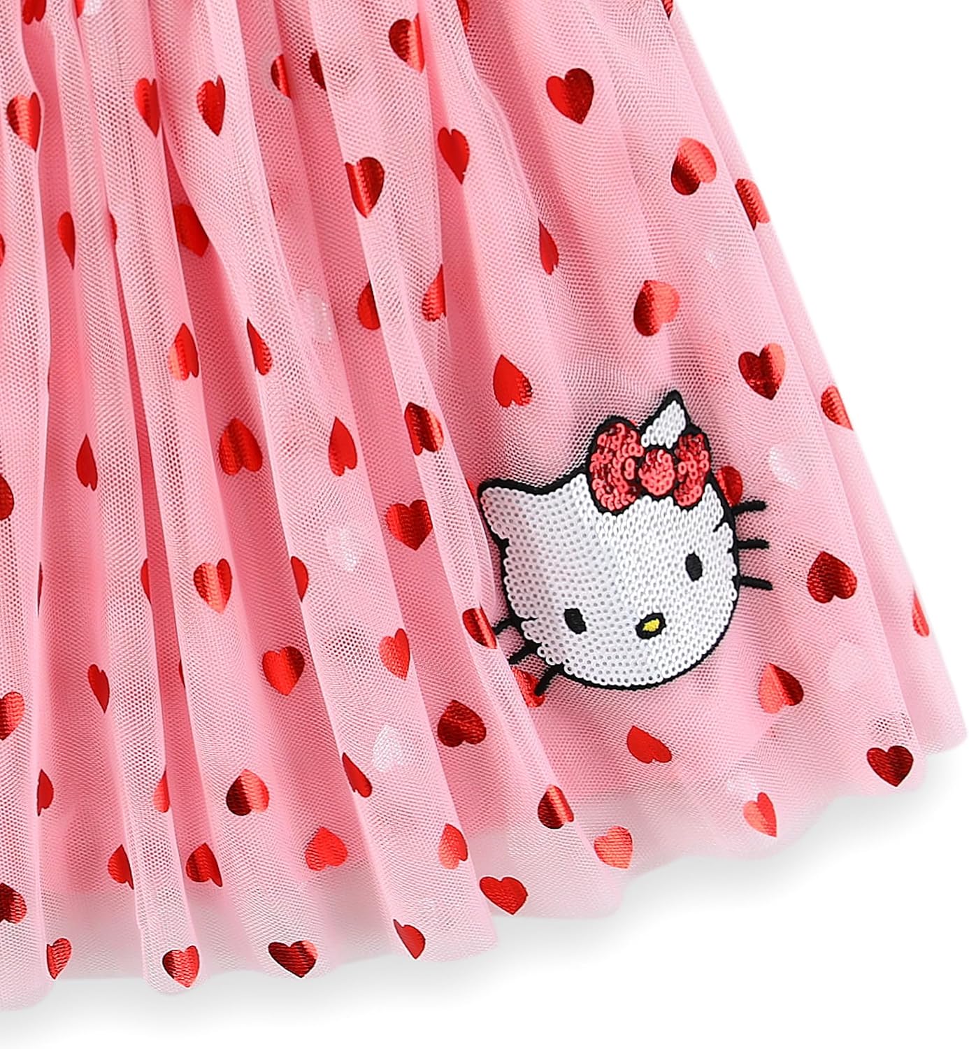 Hello Kitty Sanrio - Conjunto de camisa de manga corta y falda de t...