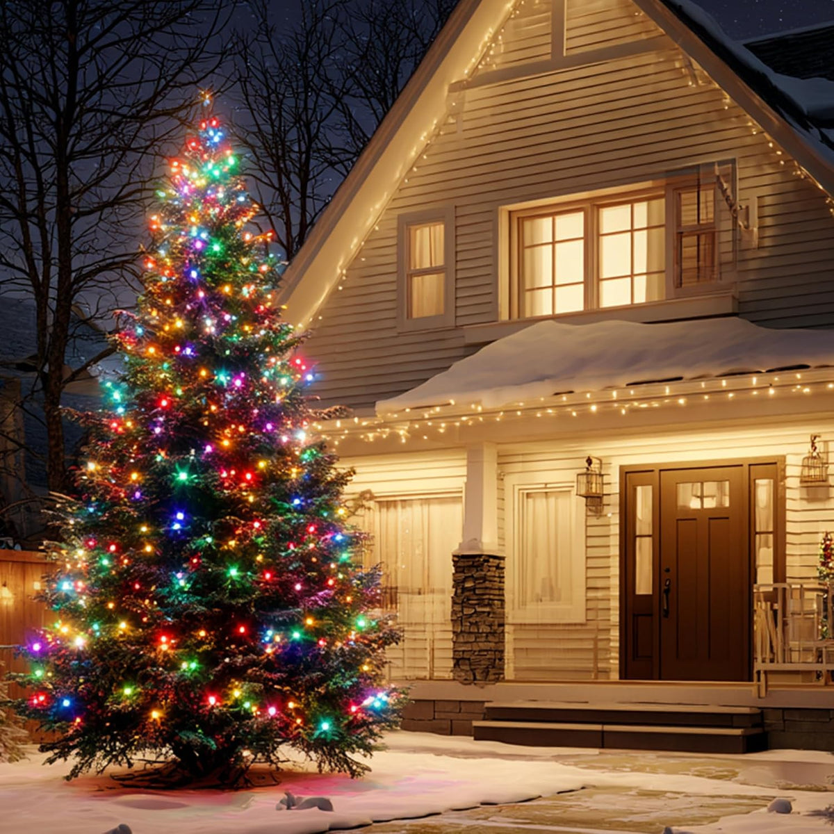 TW SHINE Luces navideñas que cambian de color, 328 pies, 1000 LED,...