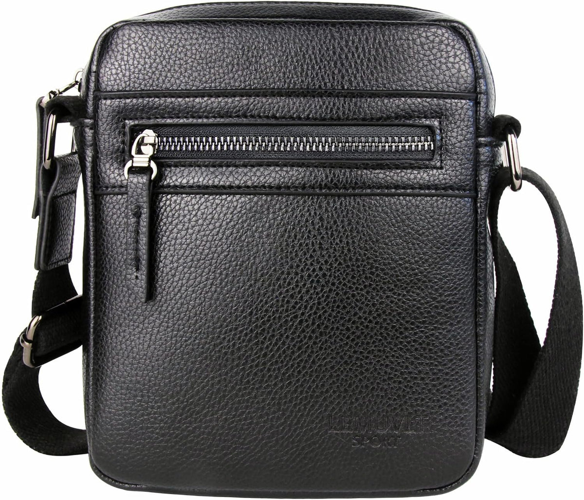 Lemuvlt Bolso Cruzado Pequeño\/Mediano para Hombre Bolso de Hombro...