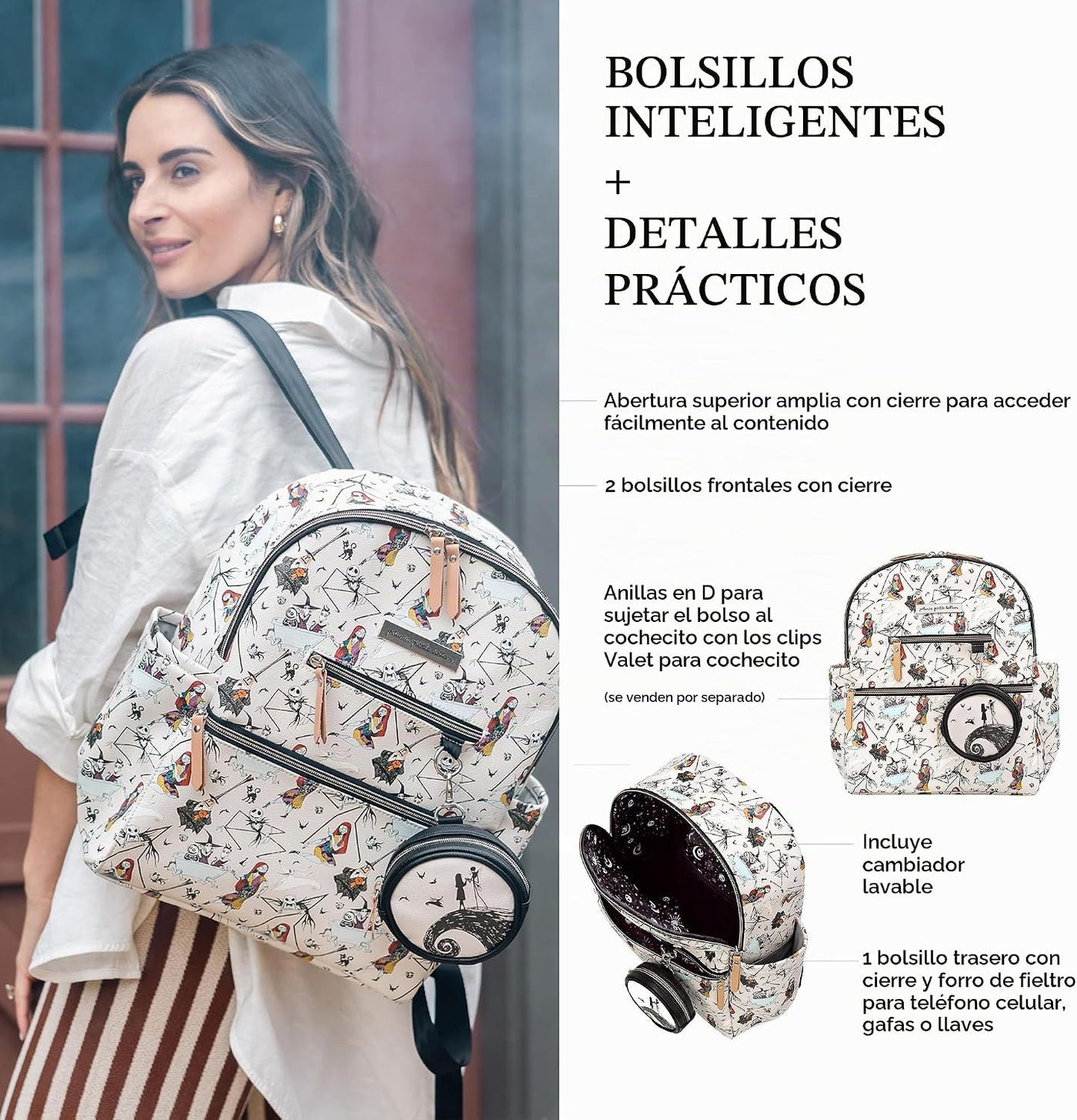 Petunia Pickle Bottom Mochila Ace - Bolsa de pañales multifunción c...