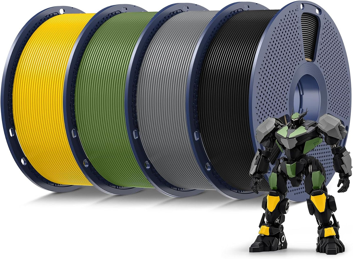 SUNLU Filamento PLA para impresora 3D, multicolor, paquete de 4 | N...
