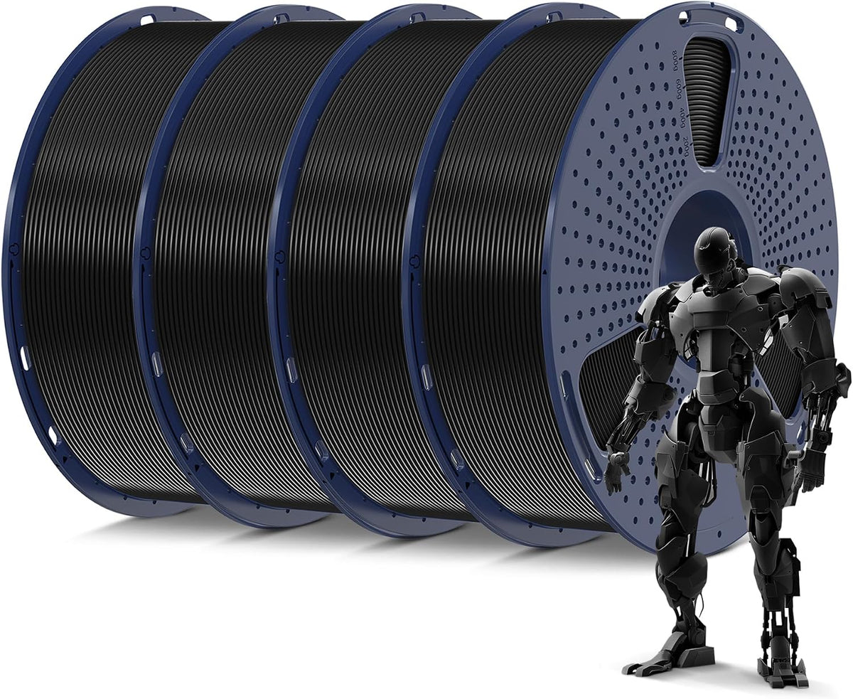 SUNLU Filamento PLA para impresora 3D, negro, 8.8 lbs | Filamento P...