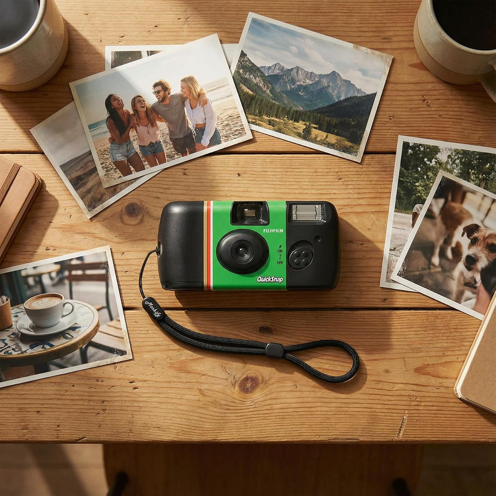 Fujifilm QuickSnap Flash 400 - Cámara desechable de 1.378 in + corr...