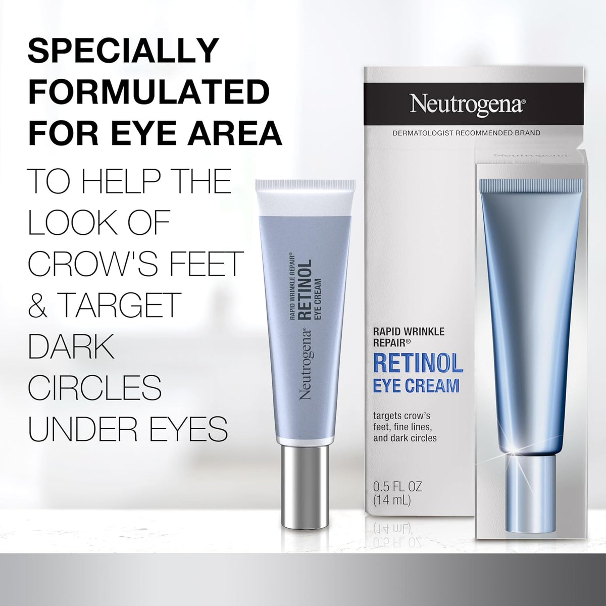 Neutrogena Rapid Wrinkle Repair - Crema de ojos con retinol para oj...