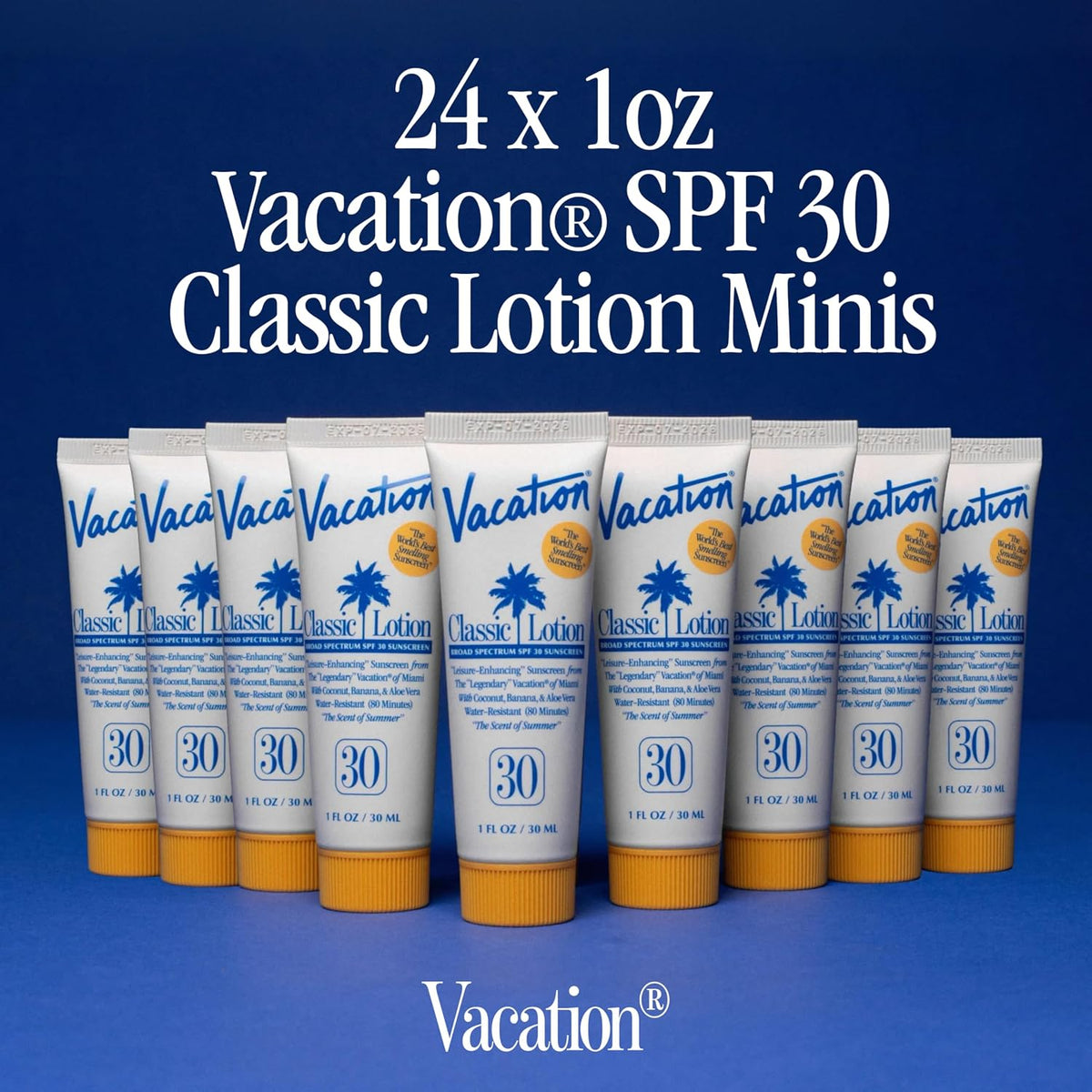 Vacation Mini Classic SPF 30 Loción de protección solar, 1 onza líq...