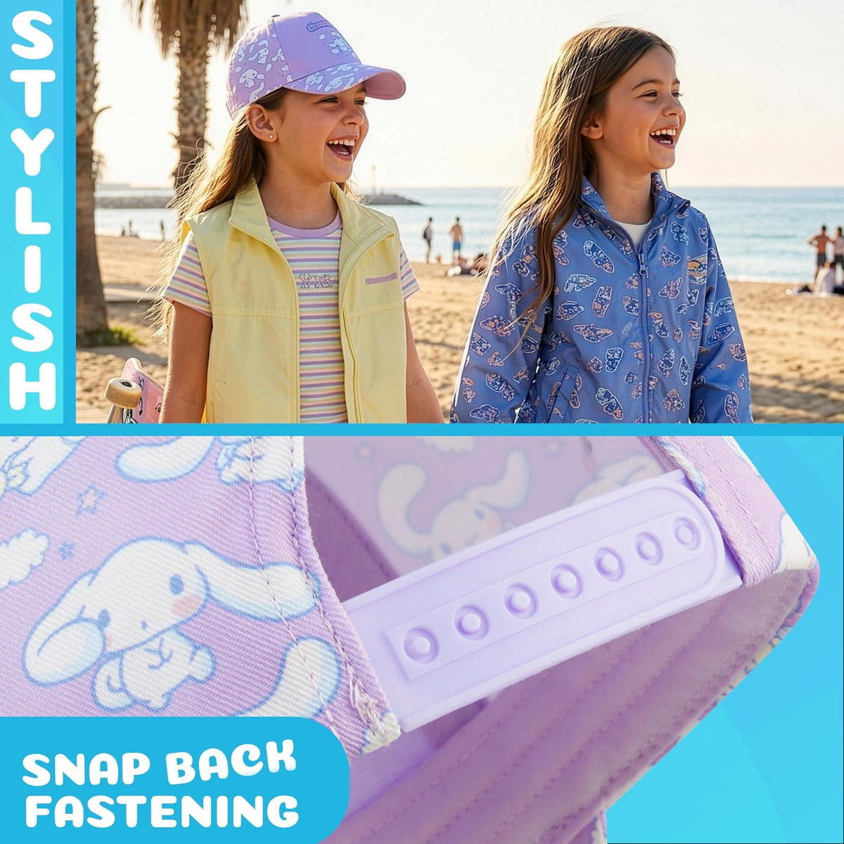 Get Trend Hello Kitty | Barbie | Squishmallows - Gorra de béisbol p...
