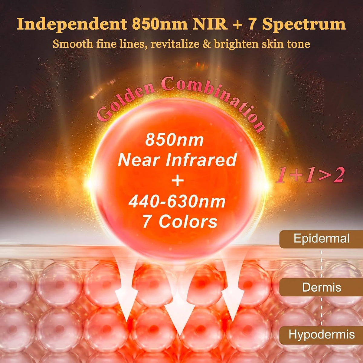 biuufish Máscara de terapia de luz roja para cara y cuello, 8 color...