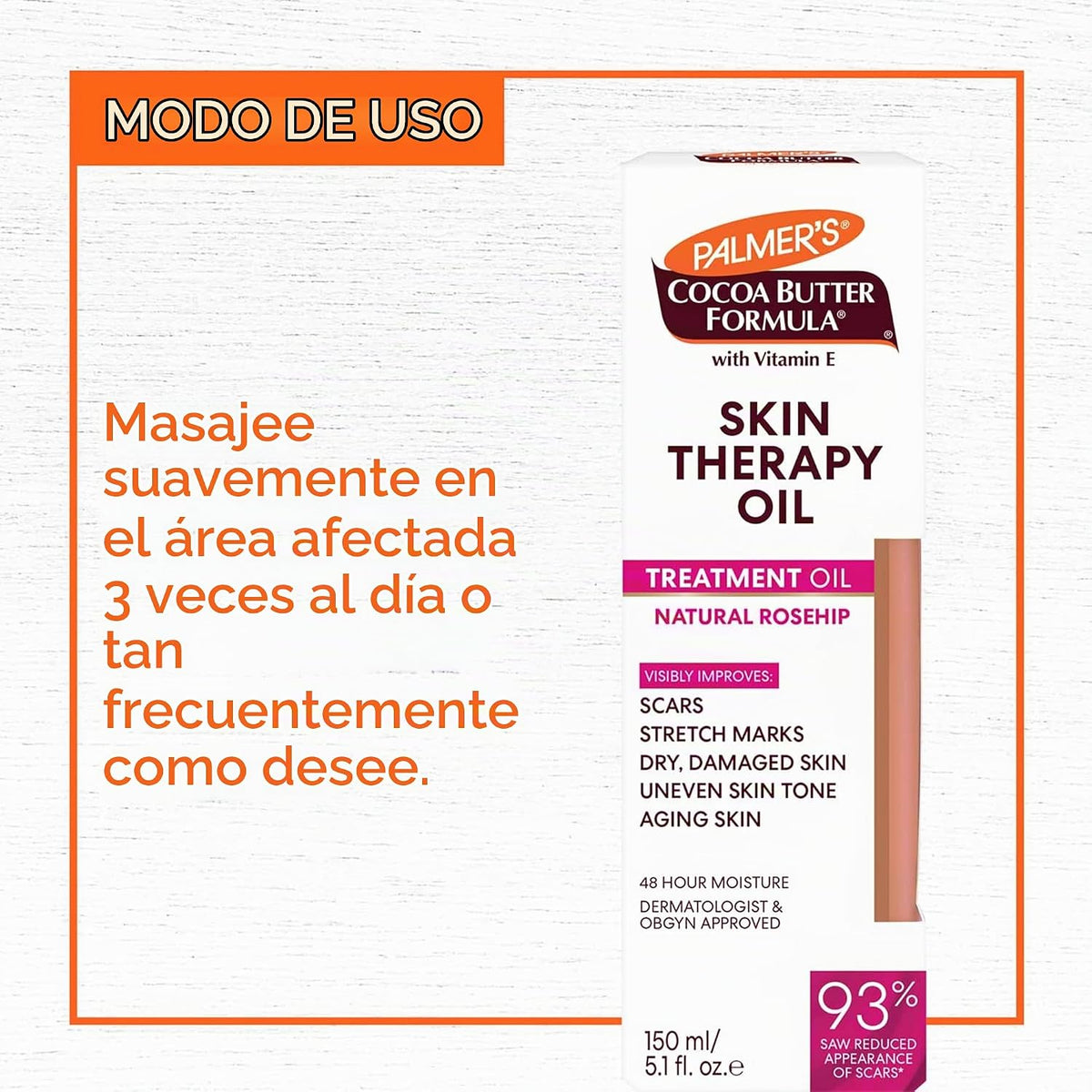 Palmer's Aceite de Tratamiento para la Piel, Fórmula con Vitami...