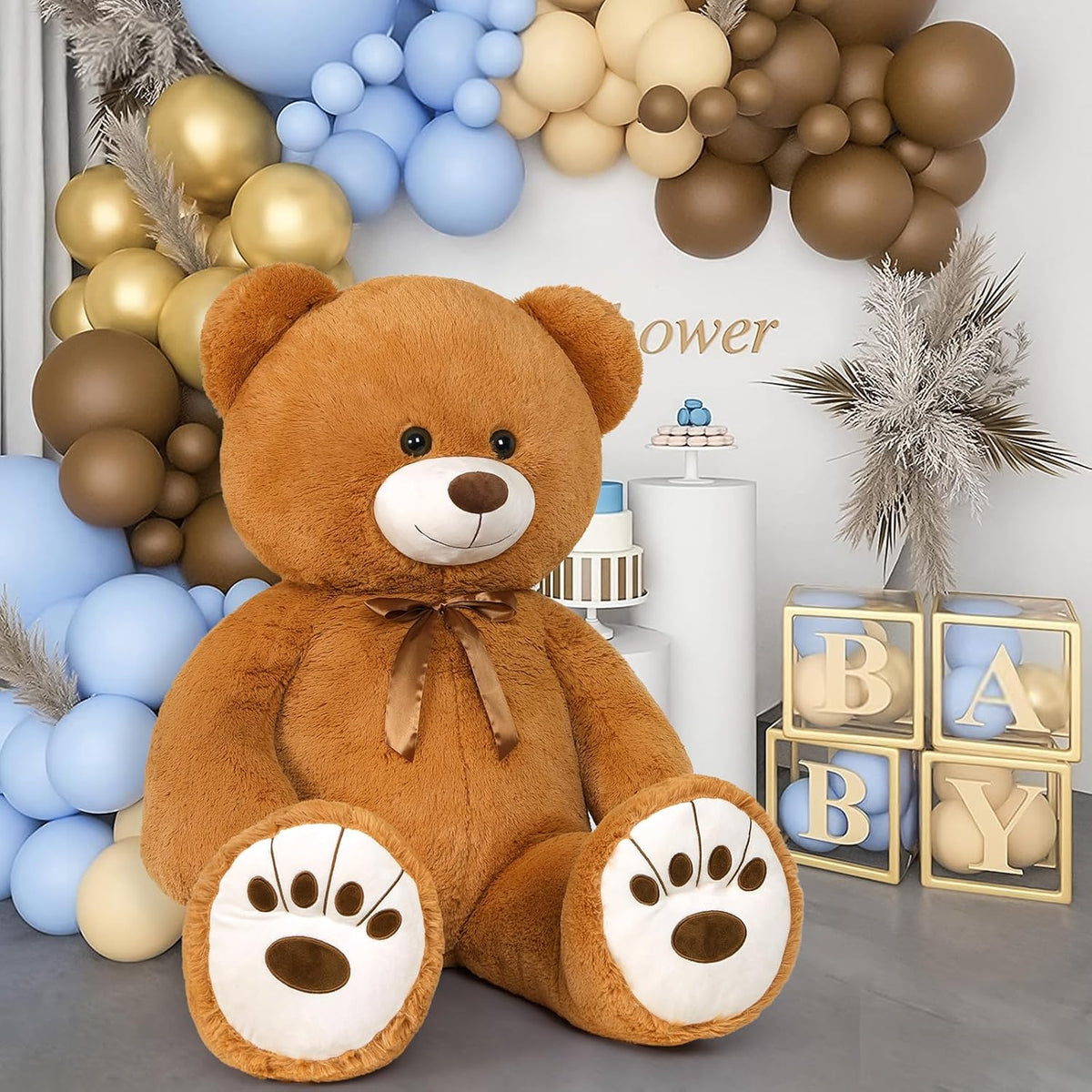 MaoGoLan Oso de peluche gigante de 50 pulgadas, animal de peluche g...