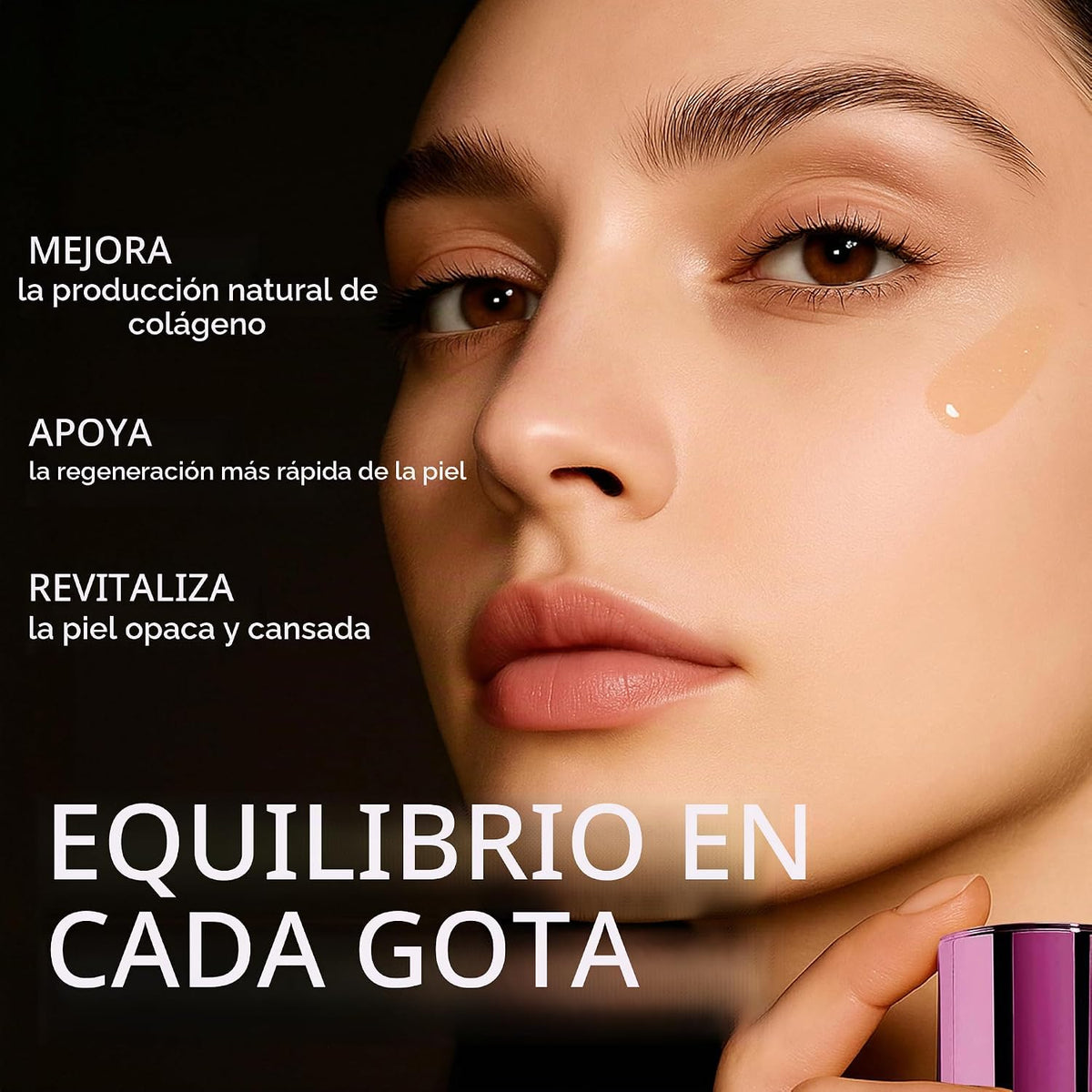 Radiant Beauty Peptides Serum para la cara con colágeno \u2013 Derm...