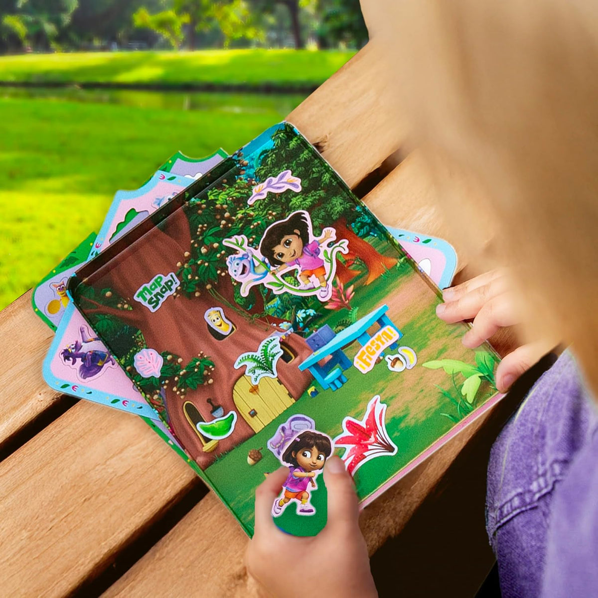Conjunto de juego magnético de Dora, 75 personajes y accesorios, la...
