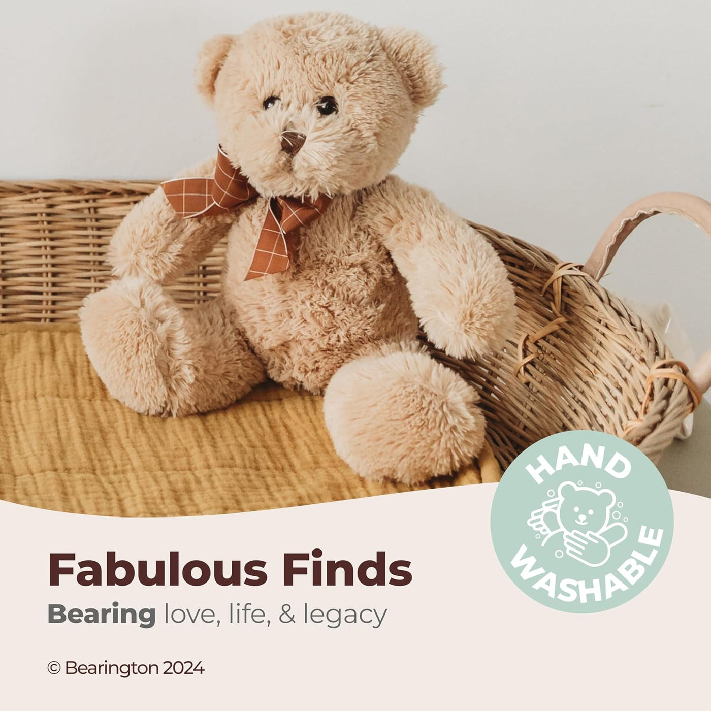 Bearington Lil' Bensen Oso de Peluche Relleno Teddy Bear para B...