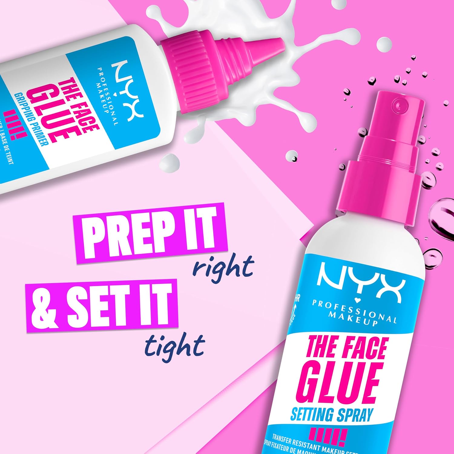 NYX PROFESSIONAL MAKEUP The Face Glue Gripping Primer, prebase de m...