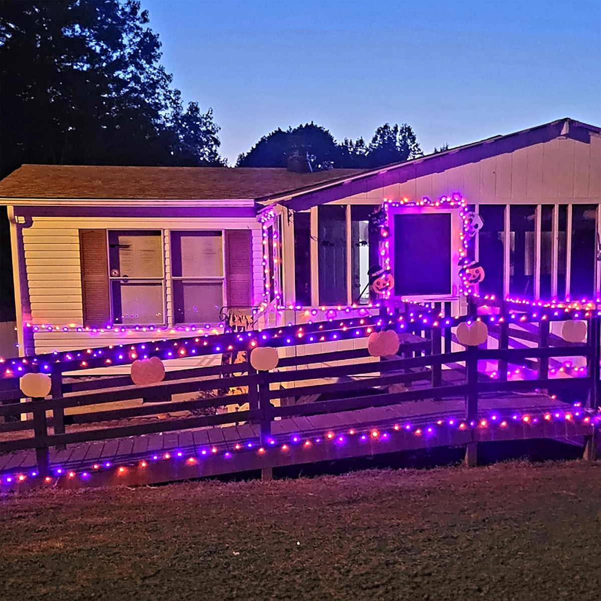 TW SHINE Luces de Halloween, 1000 LED de 328 pies de luces de Hallo...