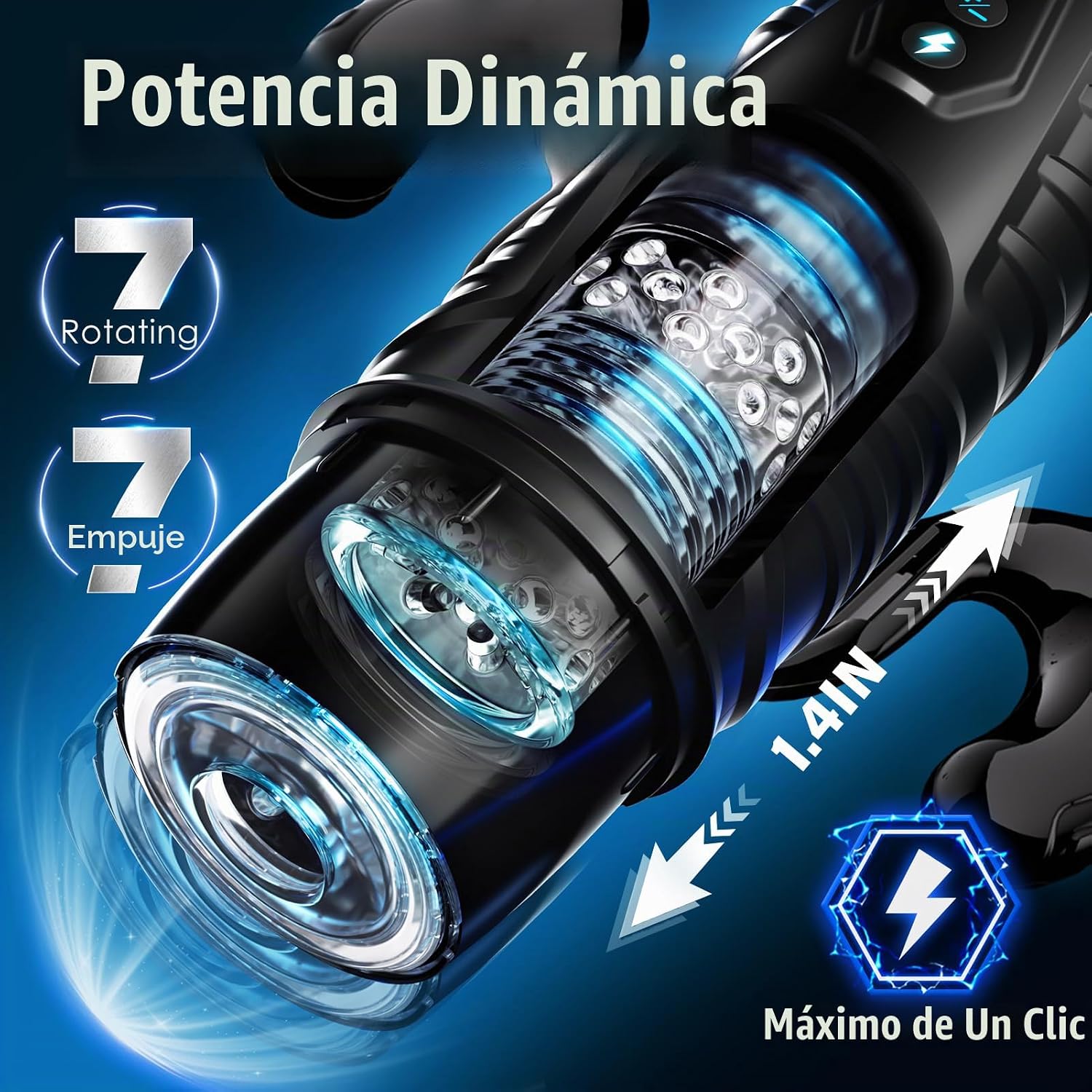 EINSEO Masturbador masculino Juguetes sexuales para hombres AI Inte...