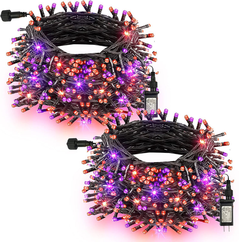 TW SHINE Luces de Halloween, 400 LED de 132 pies de luces de Hallow...