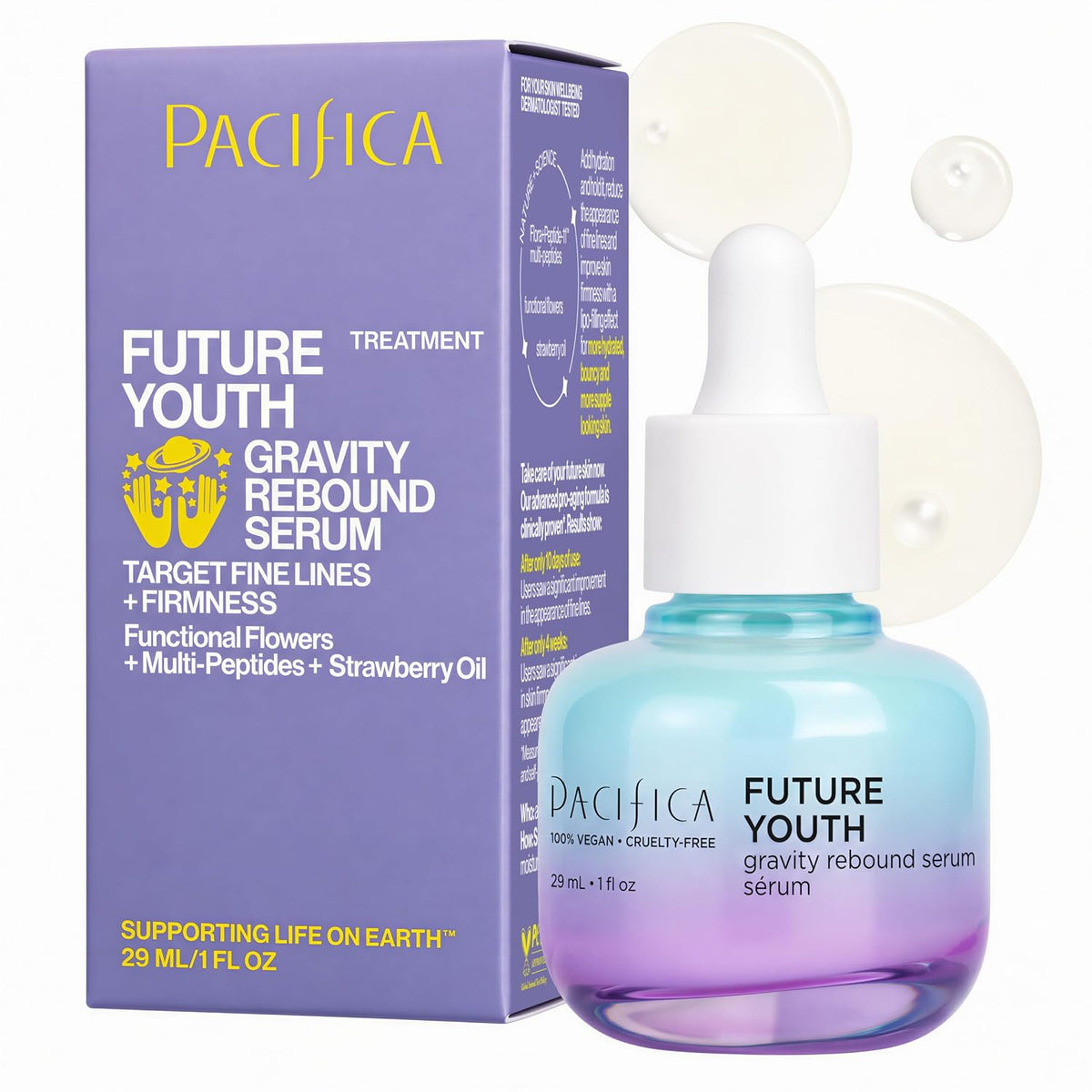 Pacifica Future Youth Gravity Rebound Face Serum - Suero facial rea...