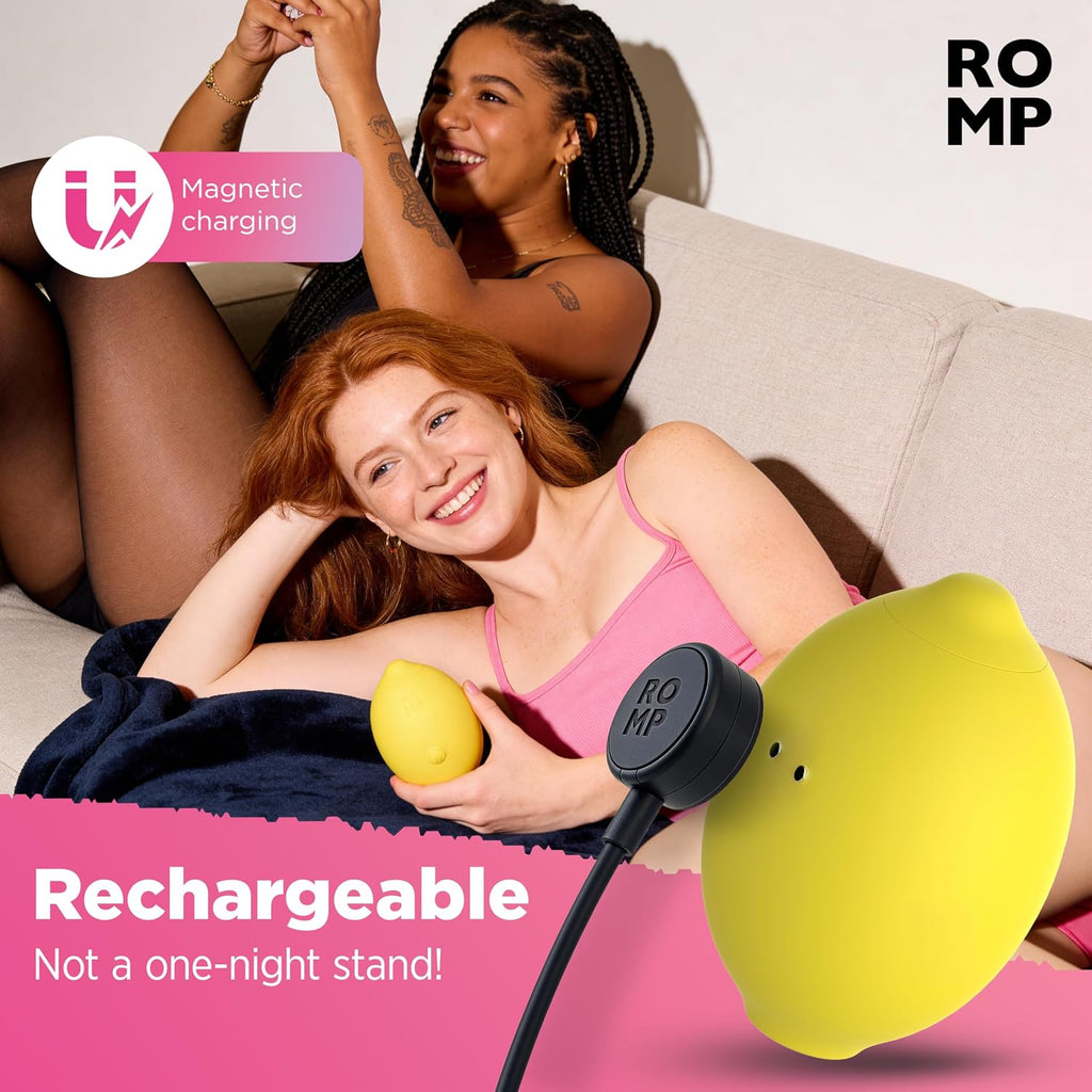 ROMP Vibrador de limón para mujer | Vibrador de succión de clítoris...