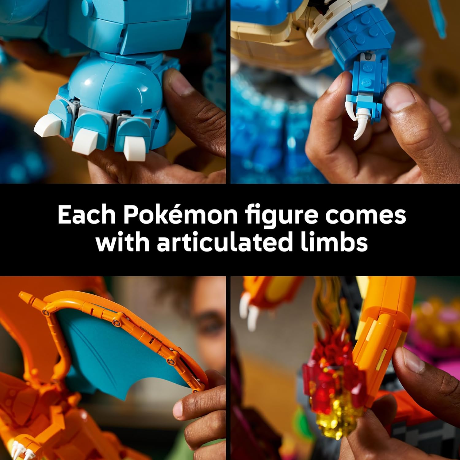 LEGO Pokémon Venusaur, Charizard y Blastoise - Juego de construcció...