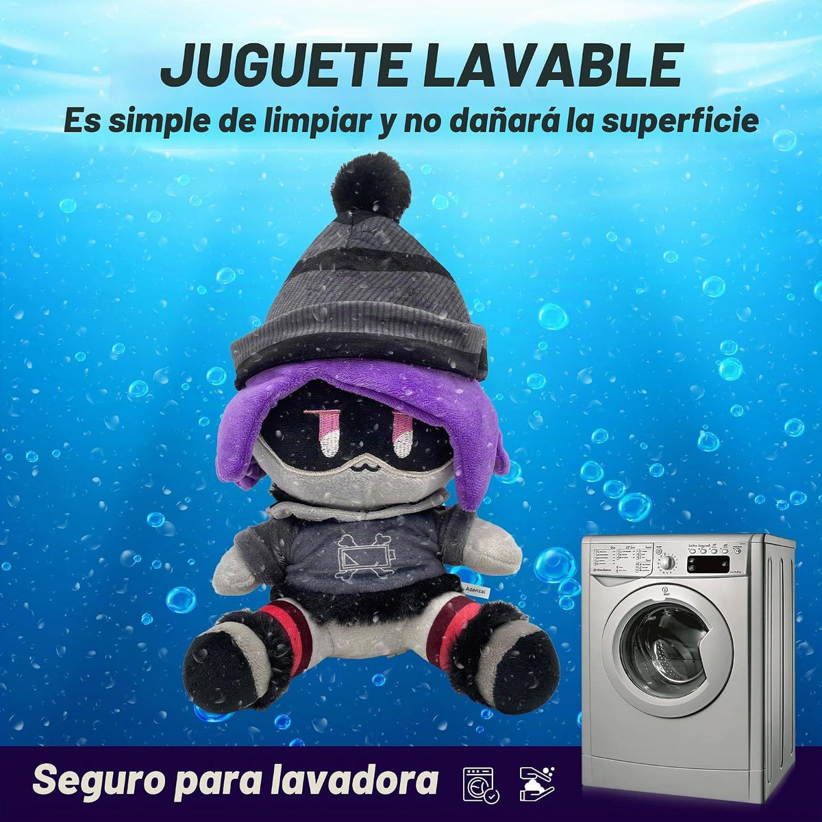 Adenzai: Muñeco de peluche en V Toys de dibujos animados para fanát...