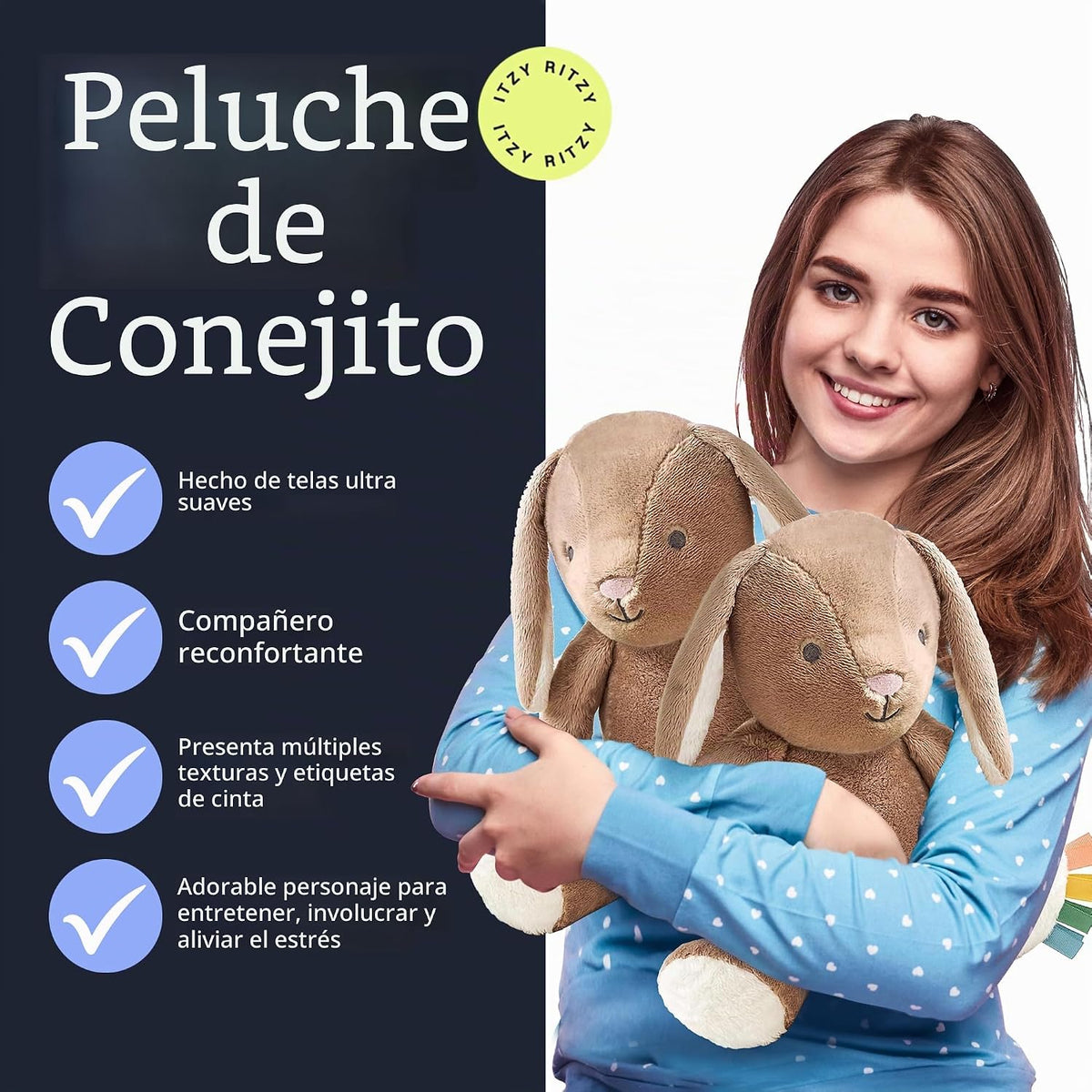 Itzy Ritzy Snuggles Juguete de Peluche \u2013 Animal de Peluche Sua...