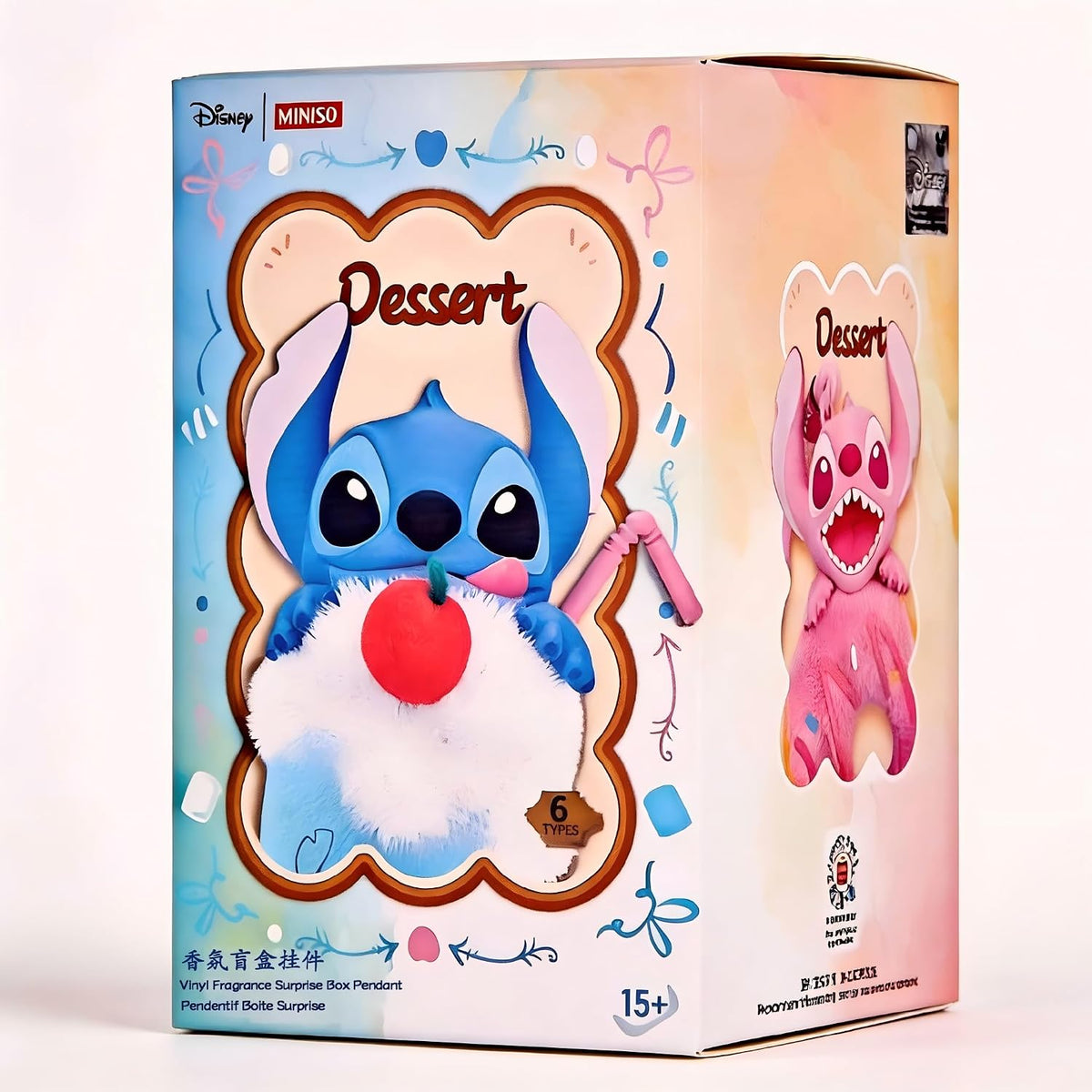 MINISO Disney Stitch Food Vinilo Felpa Caja Ciega - Juguetes para B...