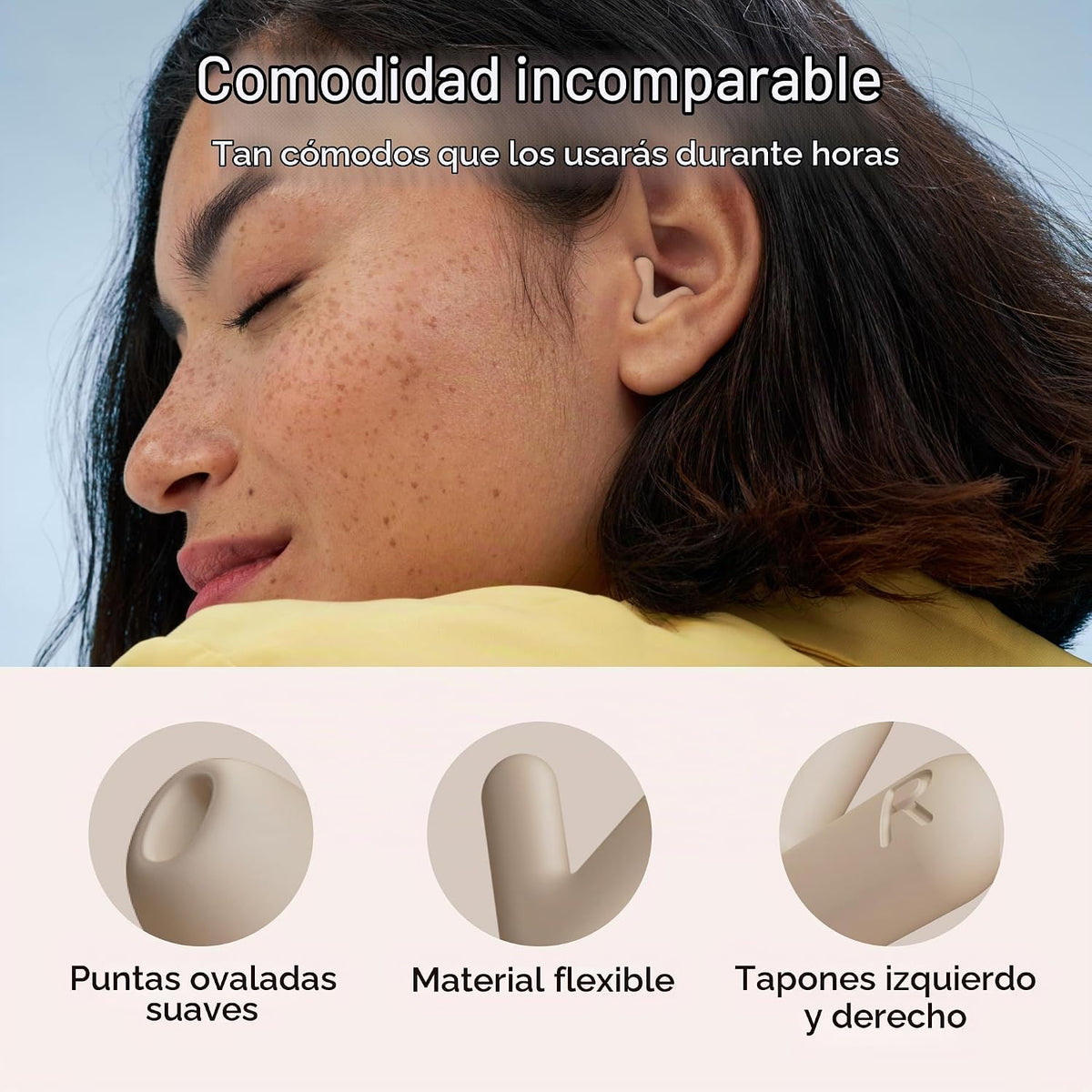 Tapones Alpine Silence para dormir, concentración y viajes - Ajuste...