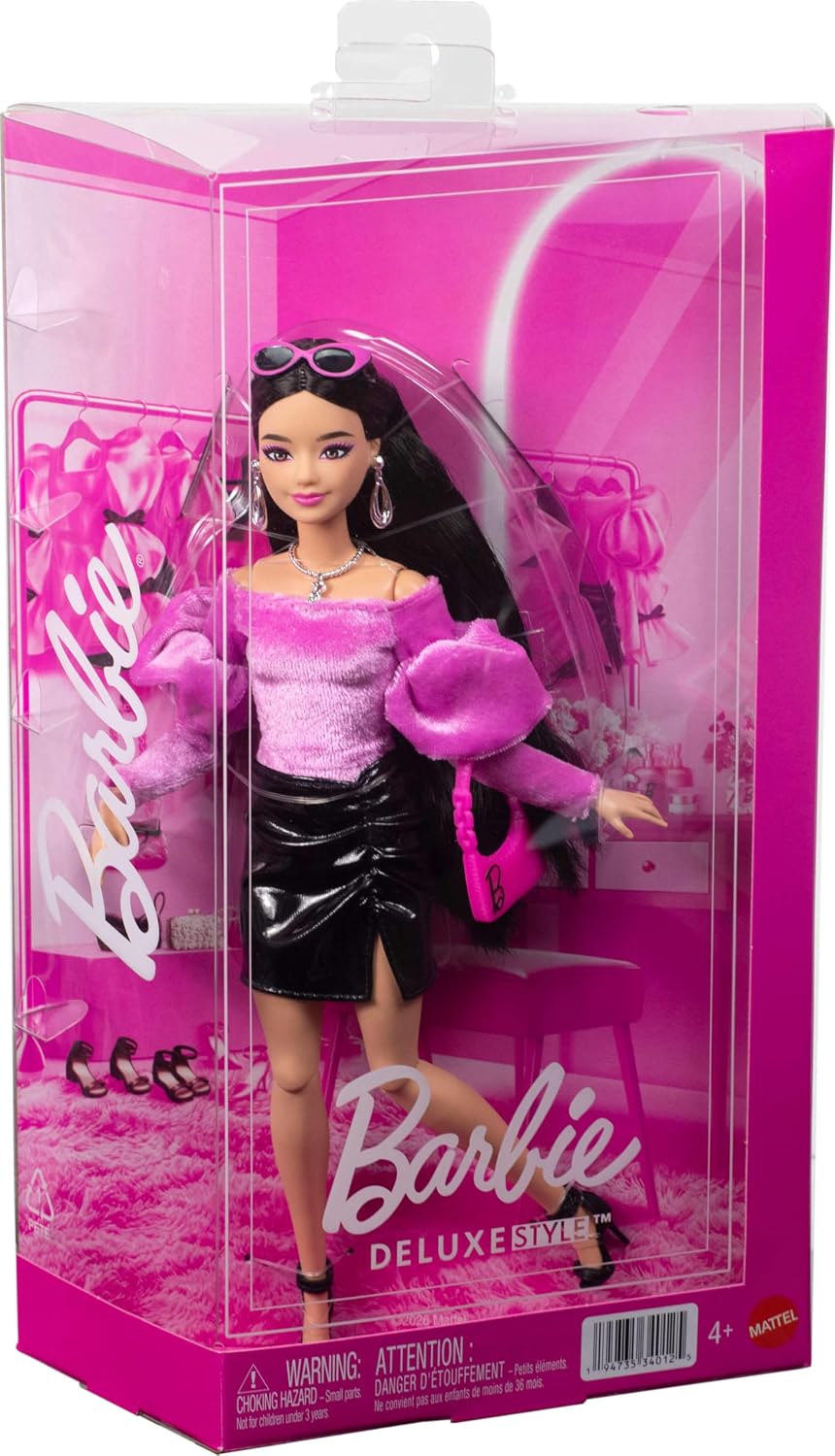Barbie Muñeca de estilo Deluxe #13 en parte superior de terciopelo...