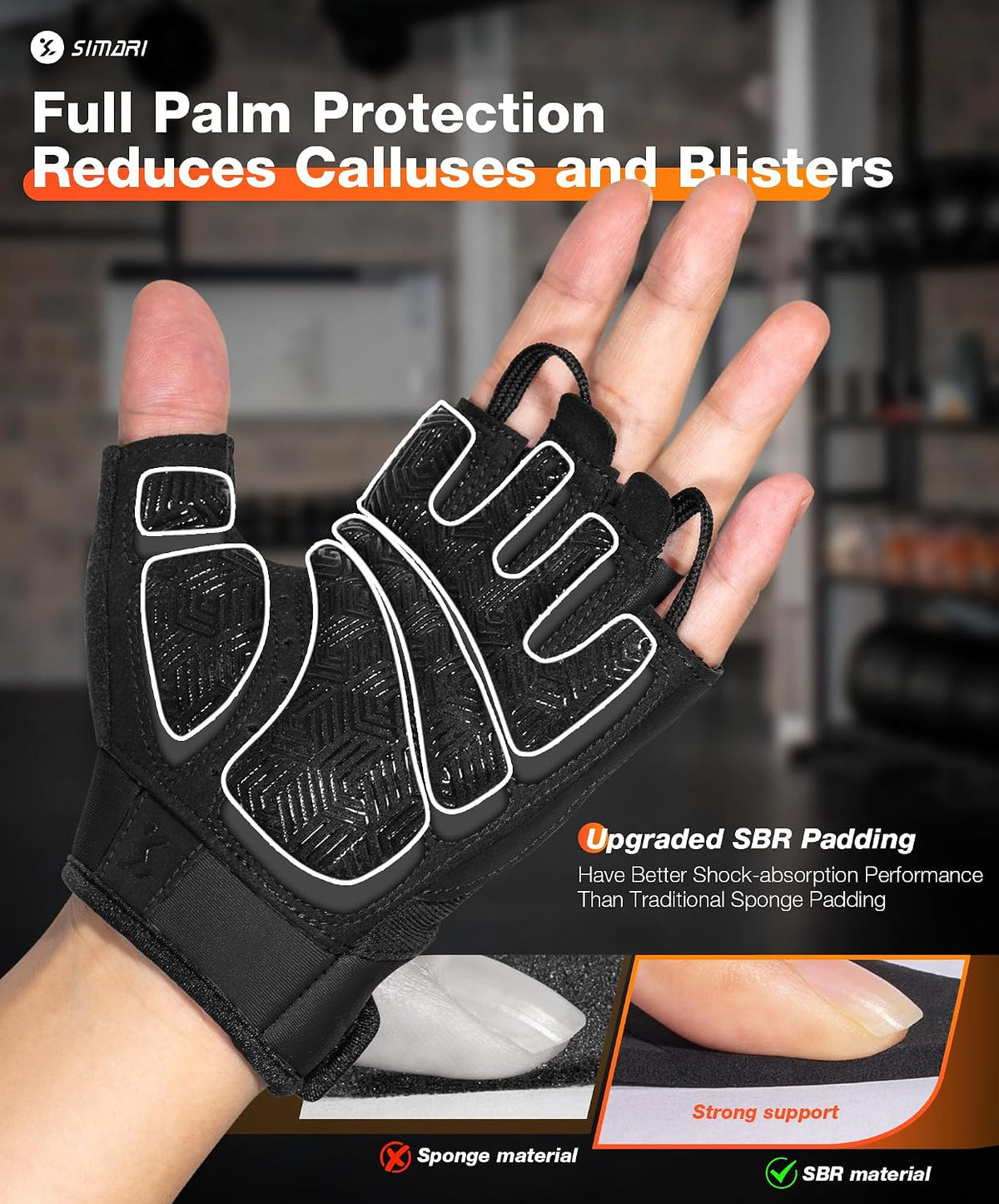 SIMARI Guantes transpirables de entrenamiento para hombres y mujere...
