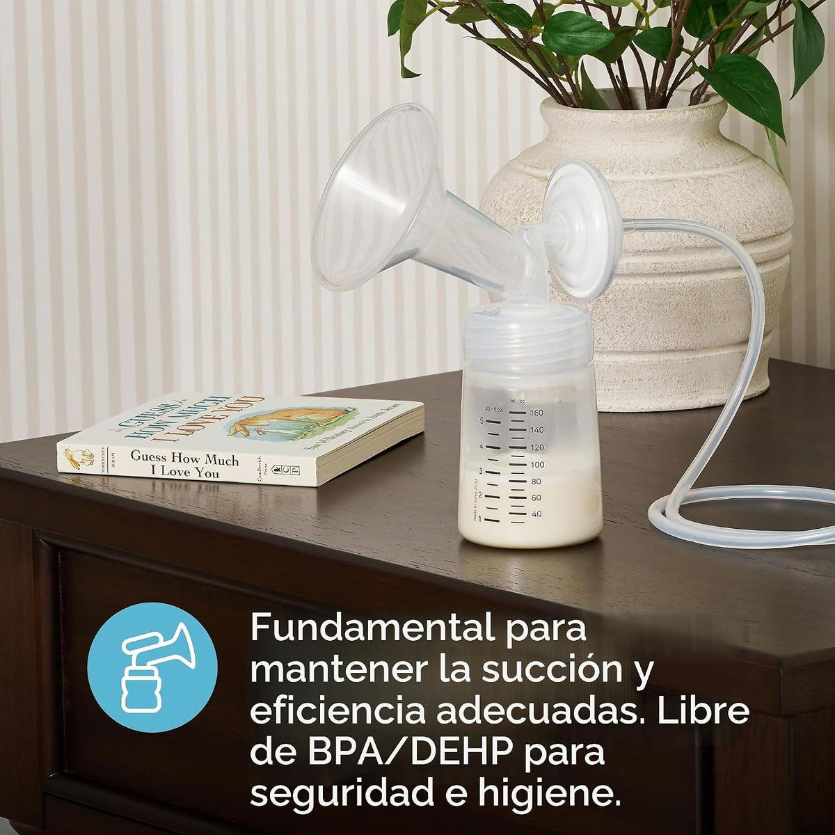 Spectra Juego de protectores de pecho ancho para bebé para bomba de...